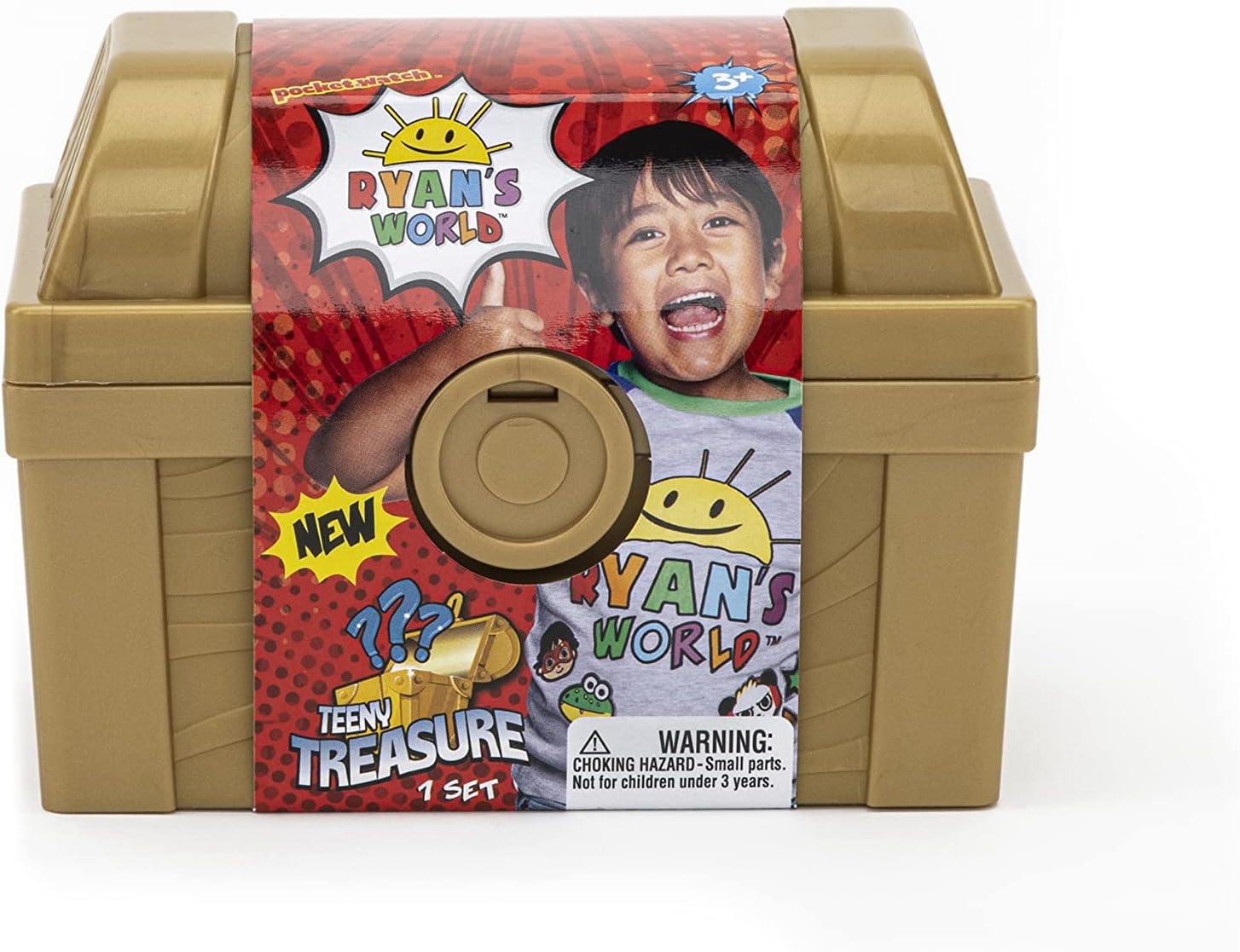 Ryan's World Teeny Treasure Chest - Mystery Micro Figures Playset for Kids 1