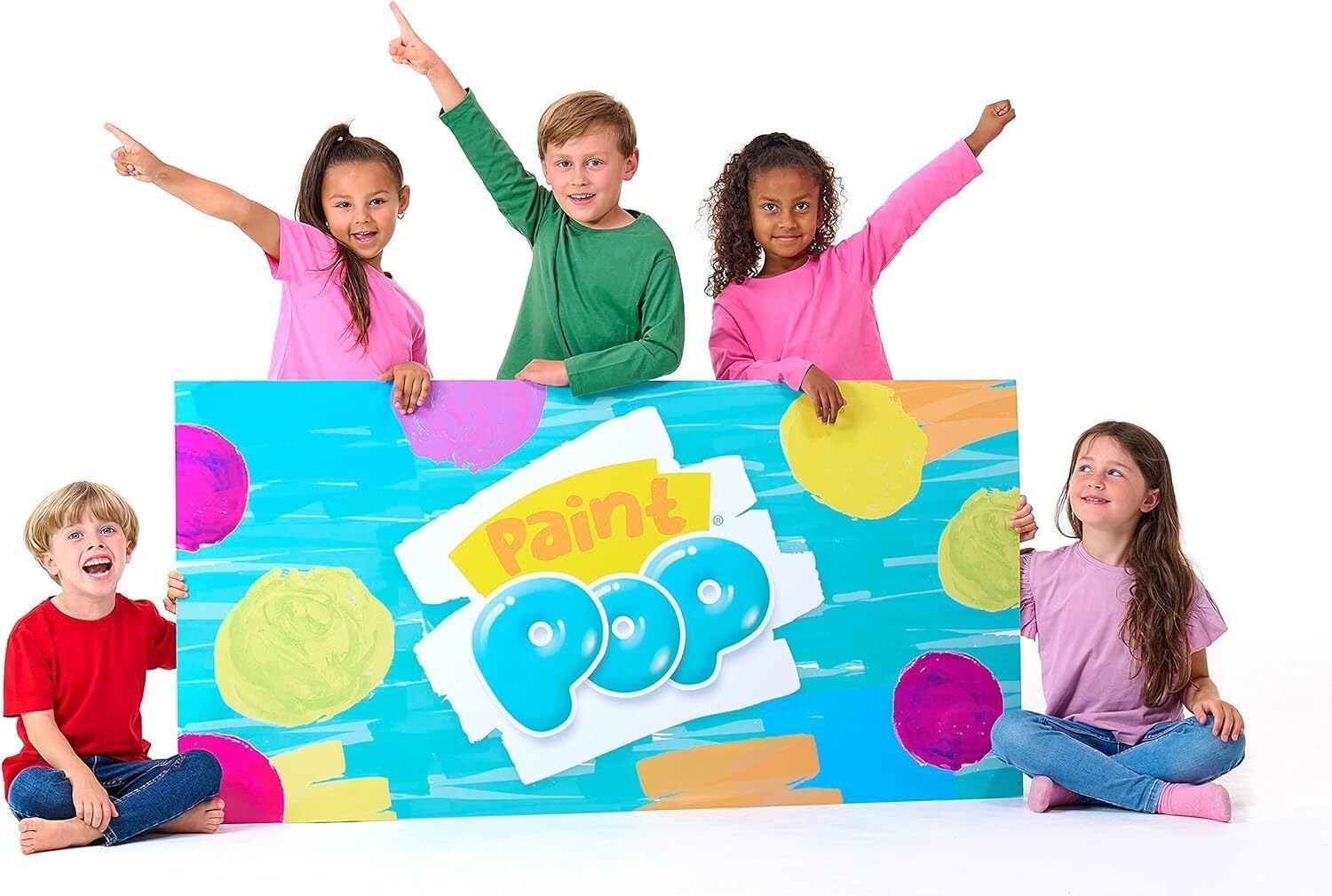 Paint Pop Paint Sticks for Kids - 6 Pack Classic Assorted Colours | Twist & Paint | Fast Drying 7