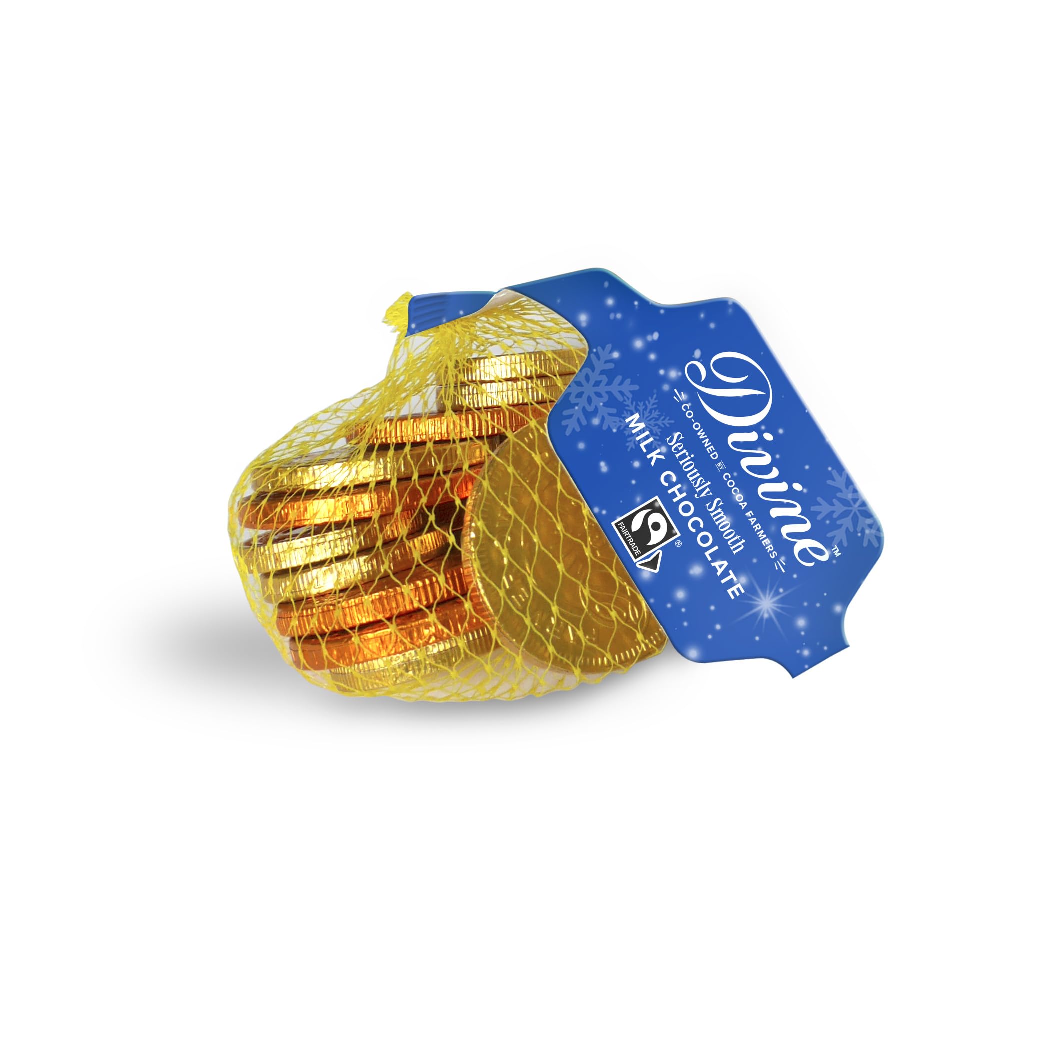 Divine Milk Chocolate Coins - Fairtrade, Palm Oil Free | 65g 1
