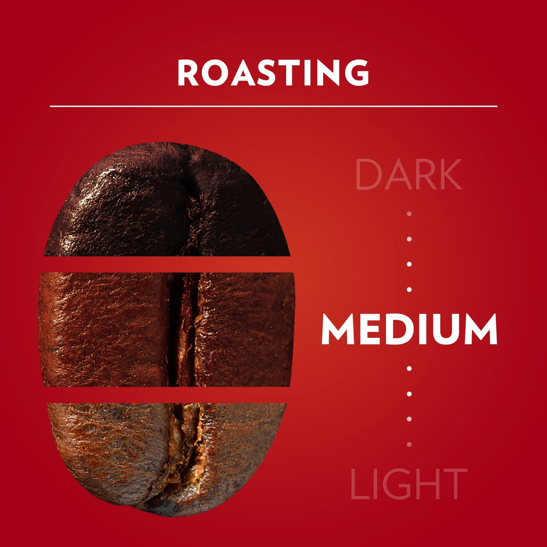 Lavazza Qualità Rossa Ground Coffee - 6 x 250g, Ideal for Moka Pots, French Press & Filter Machines