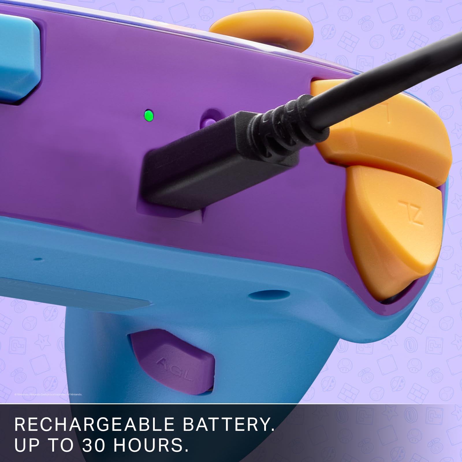 PowerA Enhanced Wireless Controller for Nintendo Switch - Color Splash Heroes 5