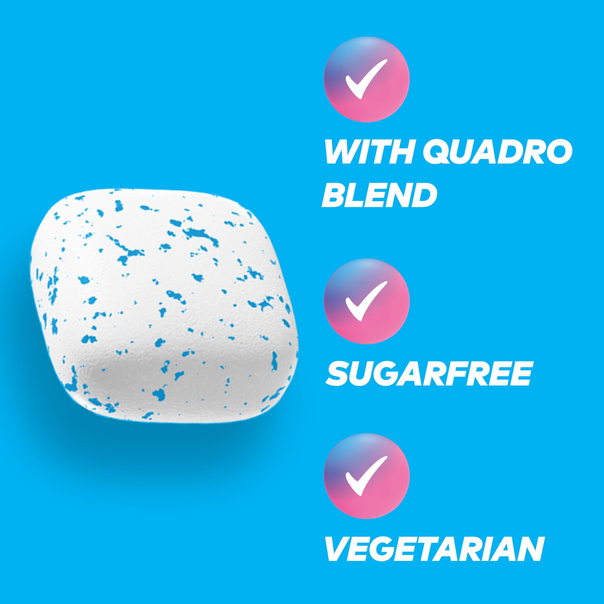 Extra Plus Hydro Spearmint Sugar Free Chewing Gum Bottle, 30 Pieces 6