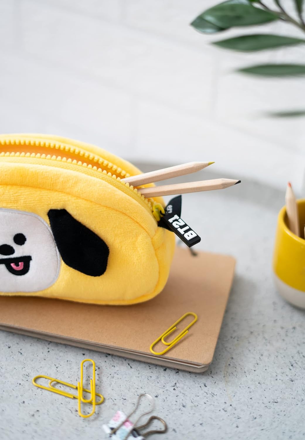 Grupo Erik BT21 Mang Plush Pencil Case (Official Merchandise)