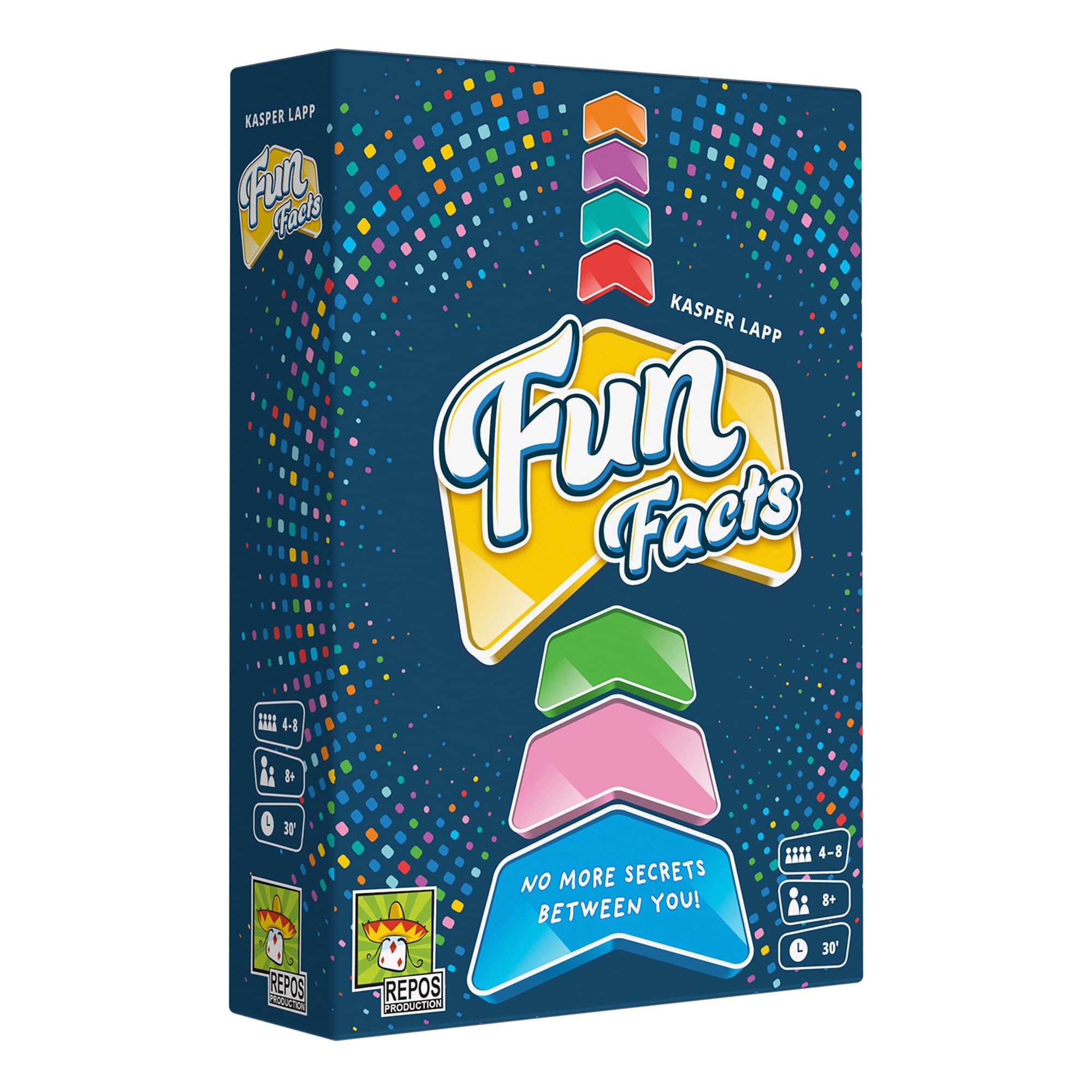 Repos Production Fun Facts Cooperative Party Game for 4-8 Players Ages 8+