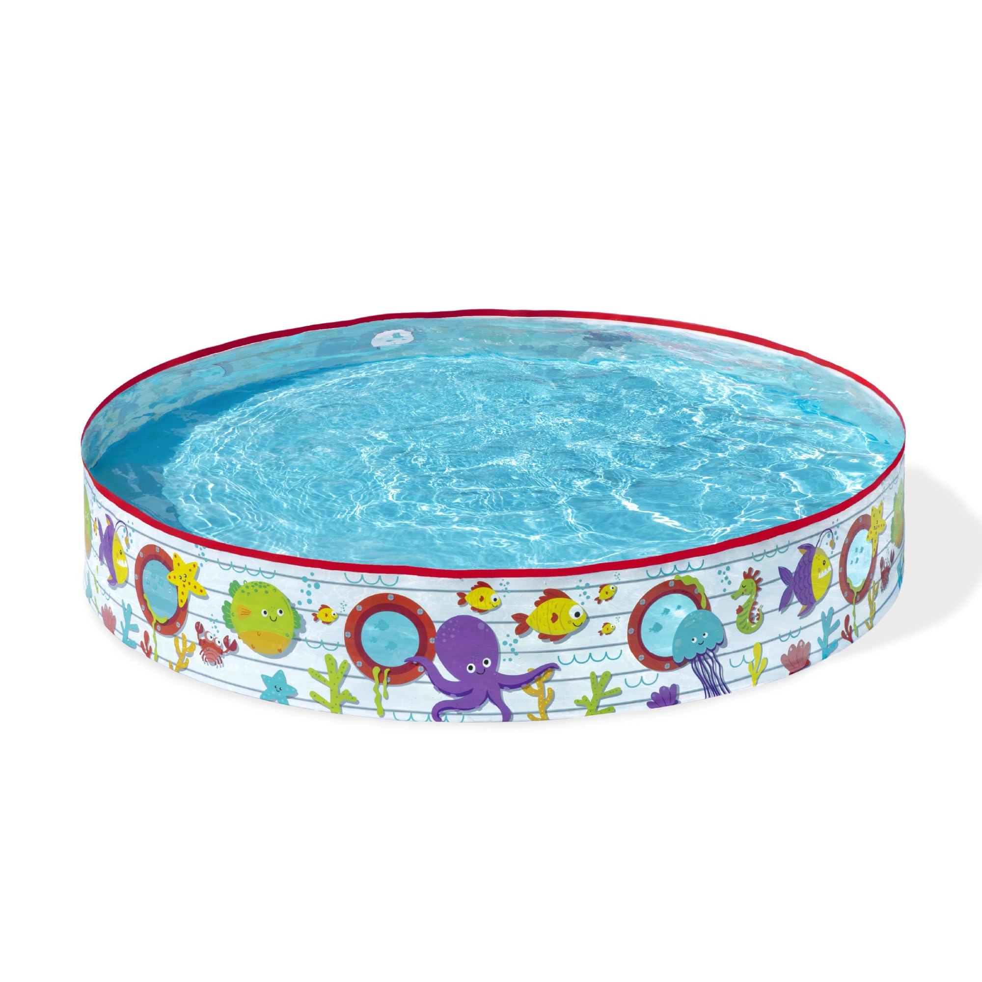 Bestway 55029 Fill N Fun Kids Garden Paddling Pool with Fish Print | 1.52m x 25cm | 435L