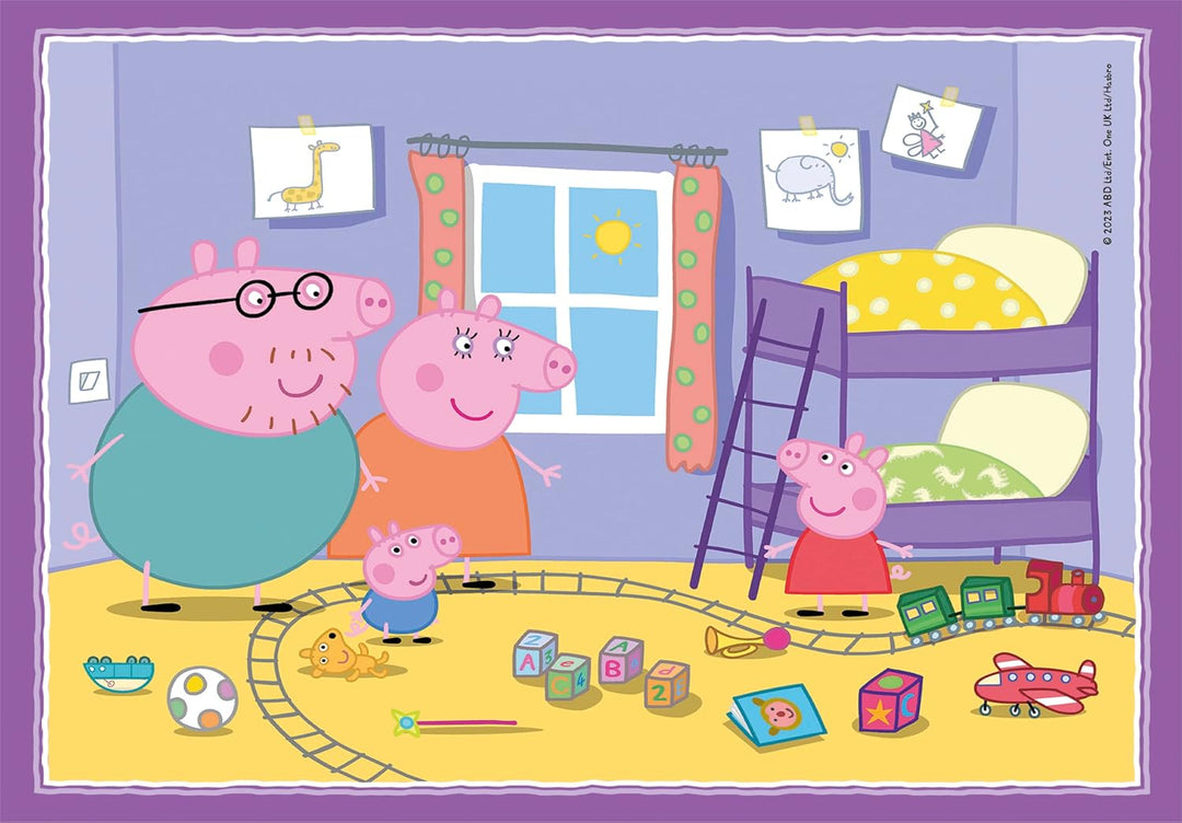 Clementoni Peppa Pig 4-in-1 Jigsaw Puzzle Set (21516)