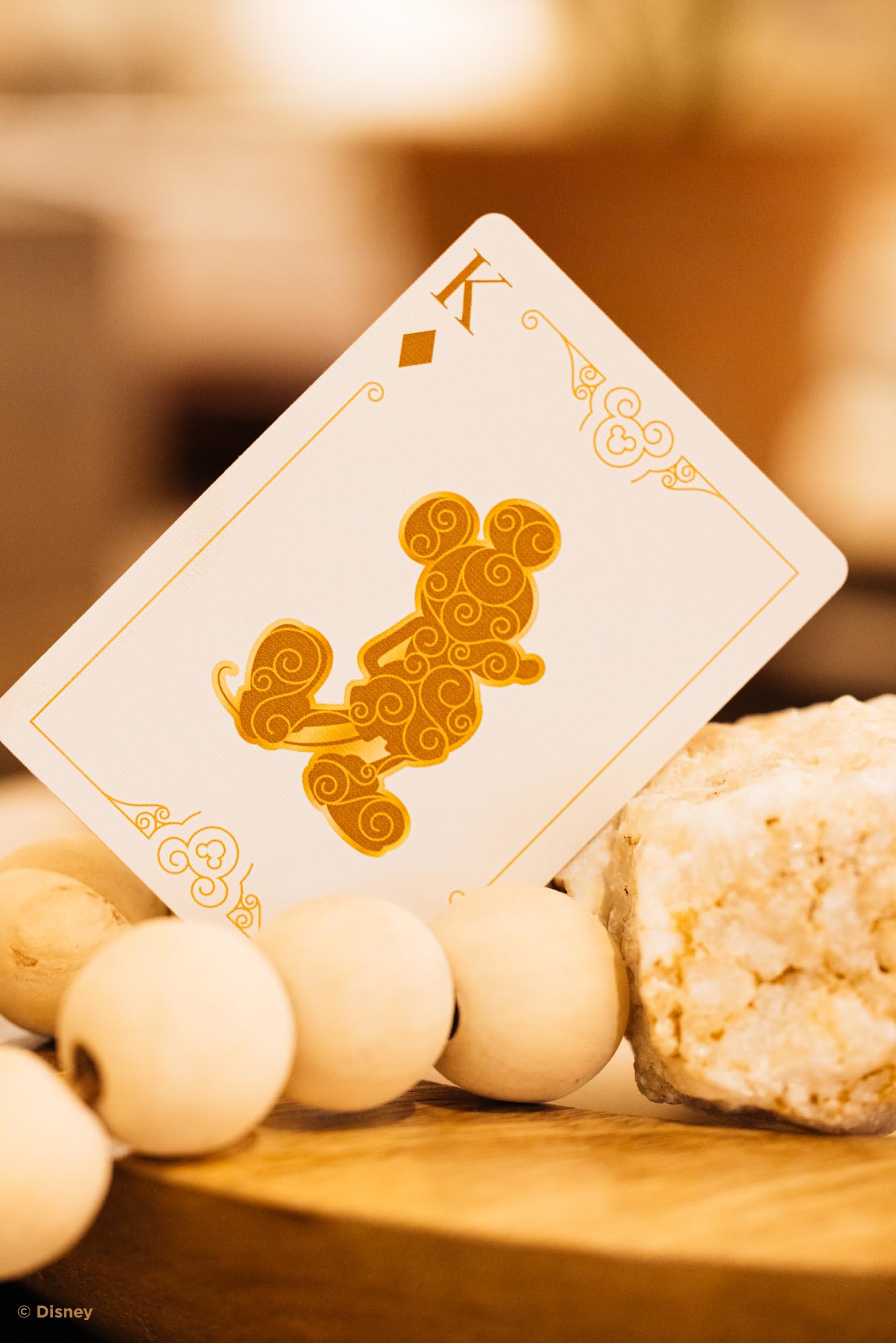 Bicycle Disney Black & Gold Mickey Playing Cards - 1 Deck, Air Cushion Finish, Metalluxe Foil Back 4