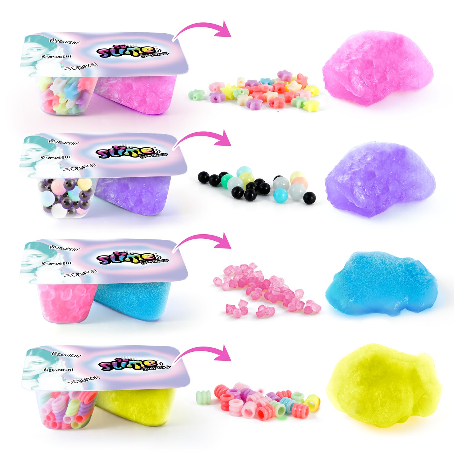 So Slime Sensations ASMR 4 Pack Slime & Putty Toys | Multicolor | Ages 3+ 8