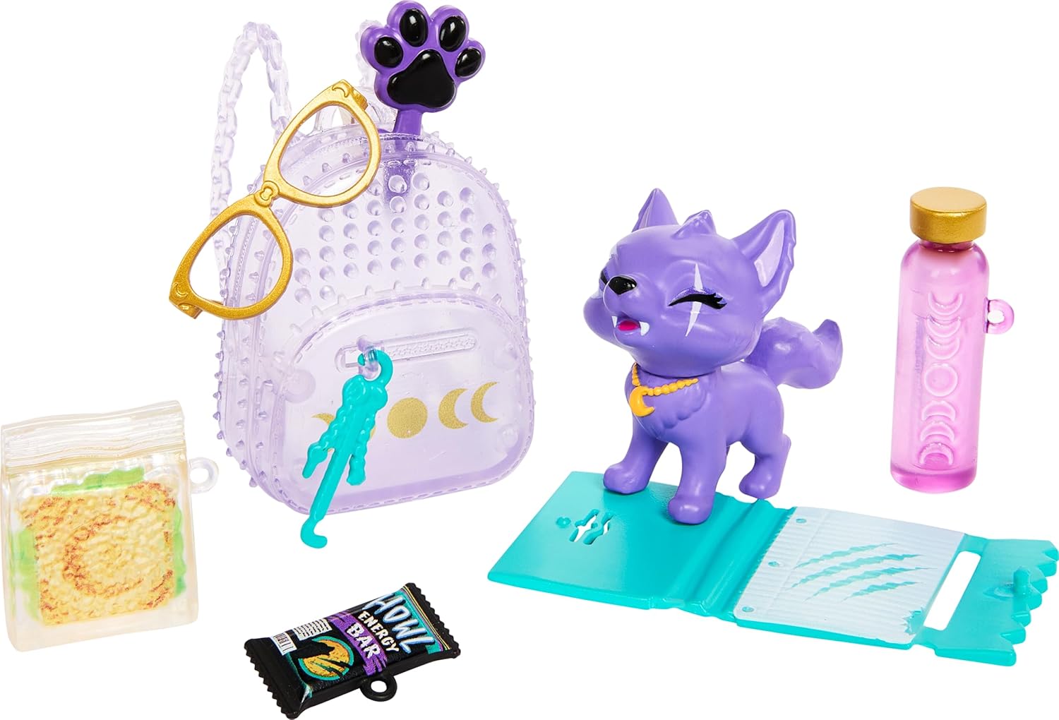 Monster High Clawdeen Wolf Doll with Pet Crescent & Accessories - Ages 4+ 2