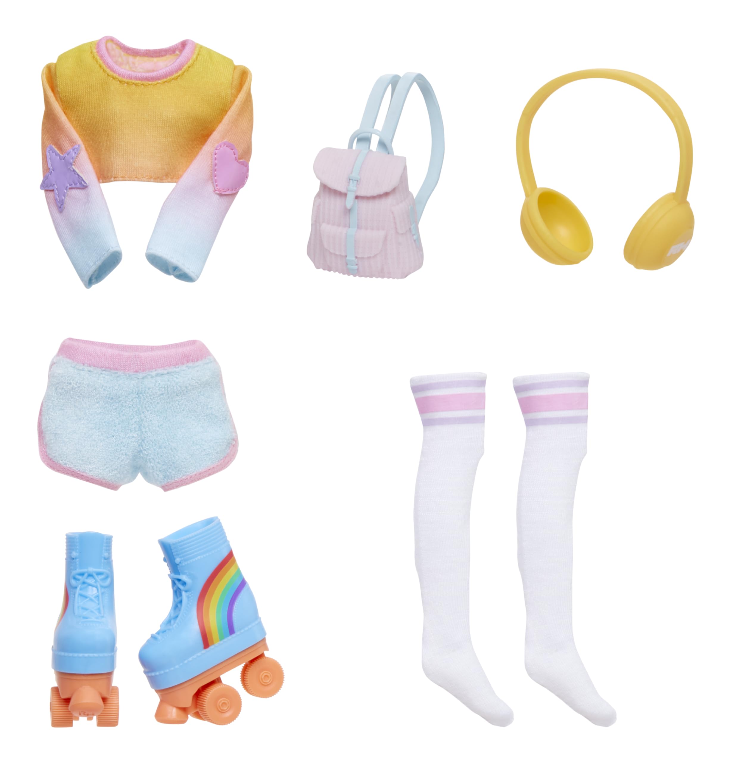 Rainbow High Fashion Pack - Skate Social Theme for 11" Dolls 6