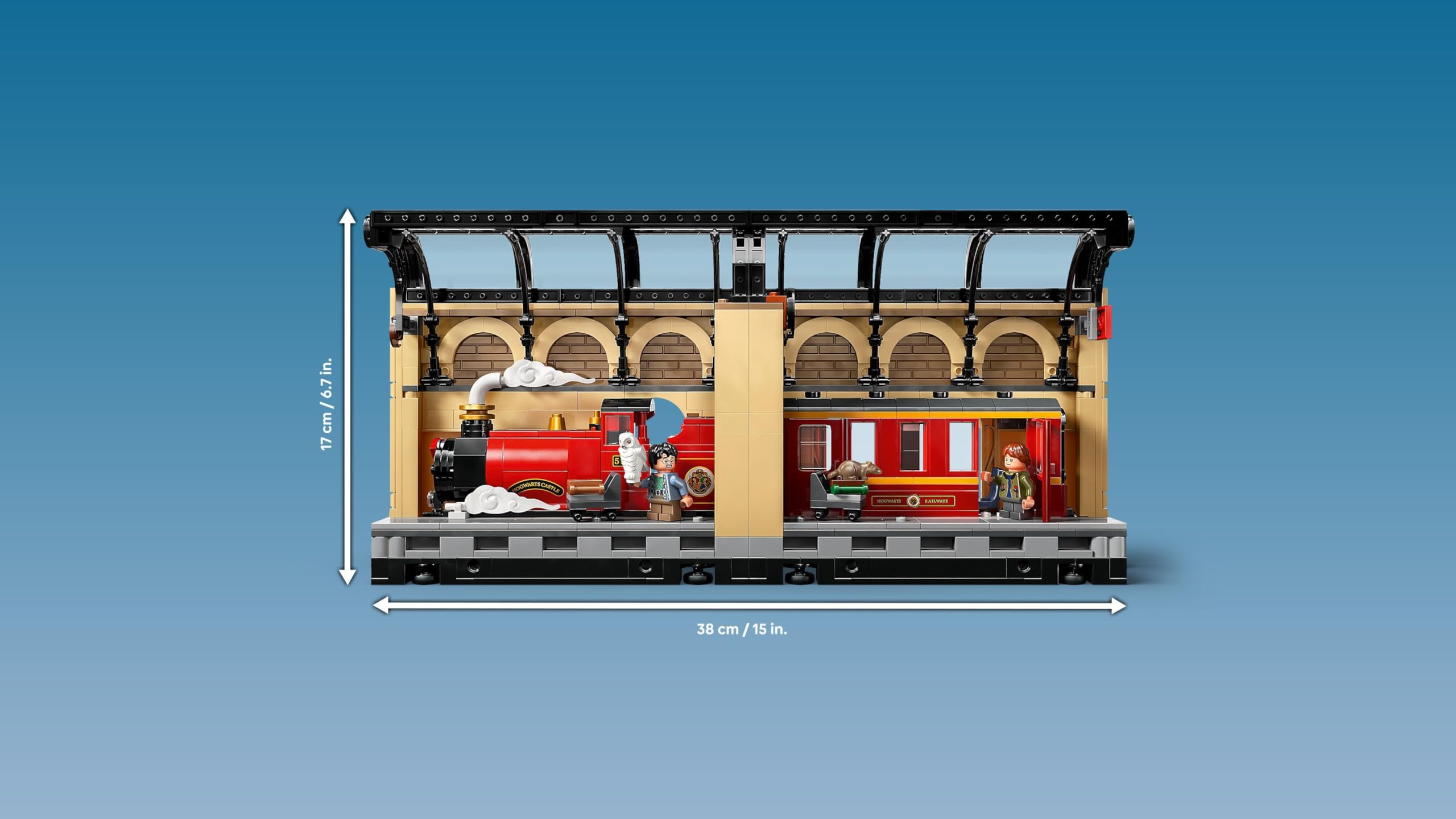 LEGO Harry Potter Book Nook: Hogwarts Express Set with Train Toy & 4 Minifigures - 10+ 2