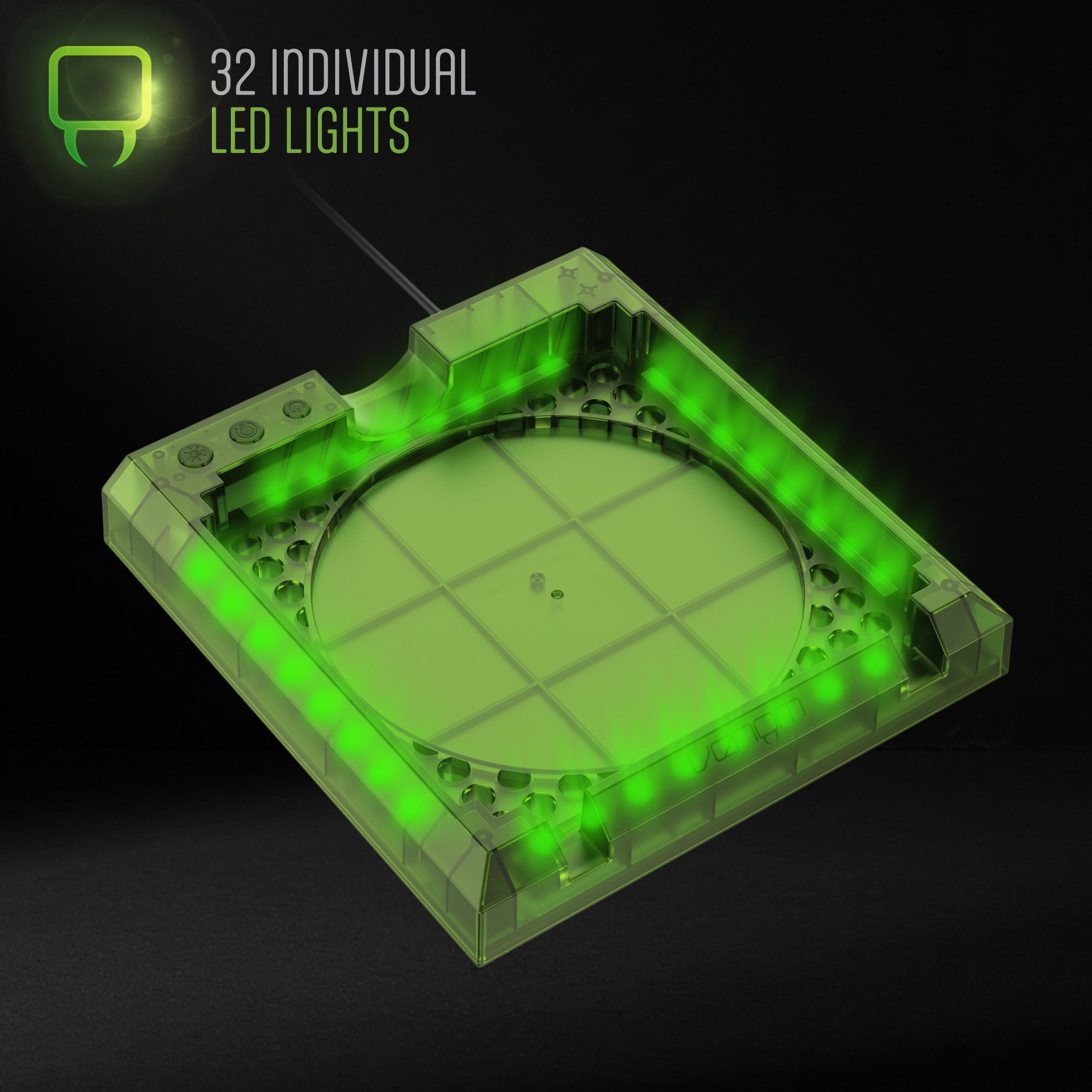 Venom X25 LED Console Stand for Xbox Series X - Translucent Green, Customizable Lighting 4