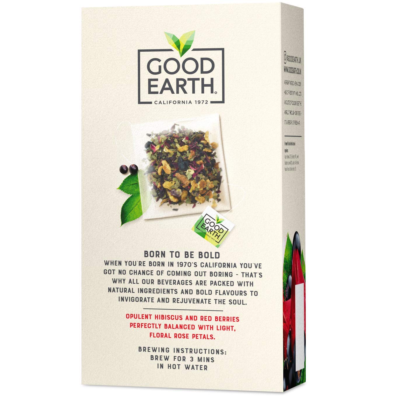 Good Earth Hibiscus, Sweet Berries & Rose Tea - Herbal Tea, 15 Biodegradable Tea Bags 5