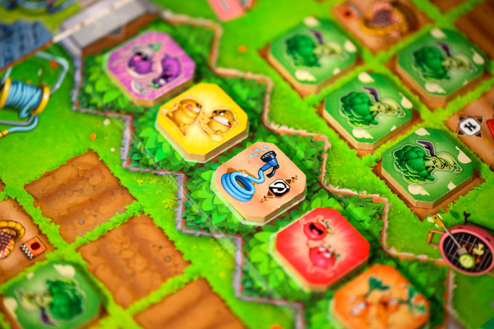 SPACE Cowboys | Garden Rush | Board Game | Ages 10+ | 2 Players | 30 Minute