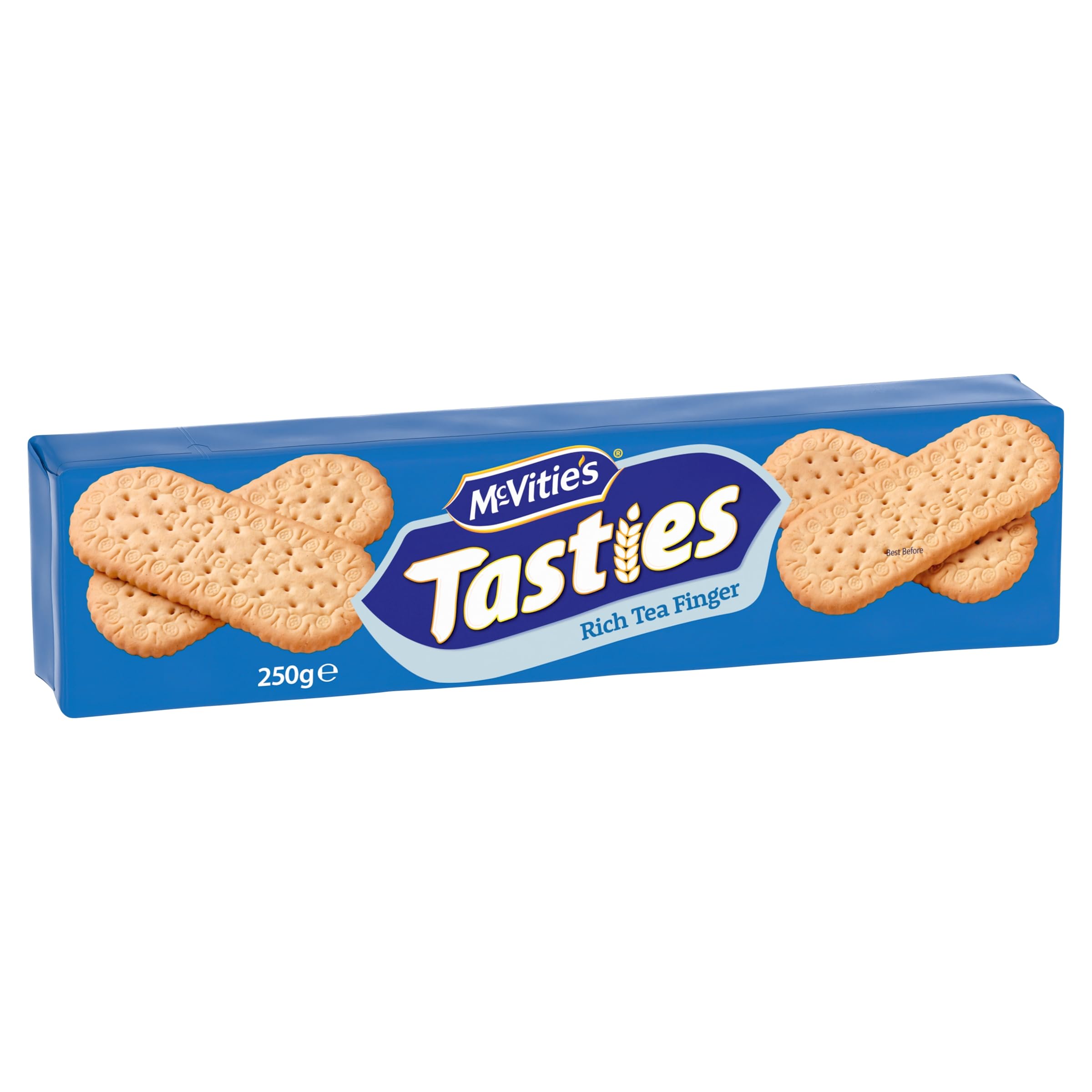 McVitie's Tasties Rich Tea Finger Biscuits - Classic Crisp Texture | 250g Pack 3