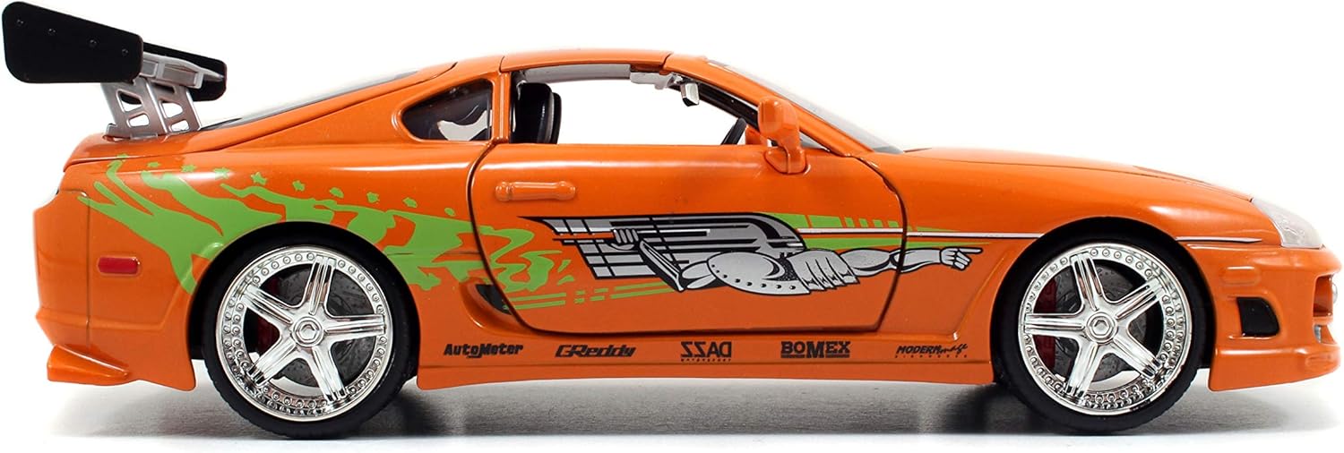 Jada Fast & Furious - Brian's 1995 Toyota Supra 1:24 Die-Cast Replica 6