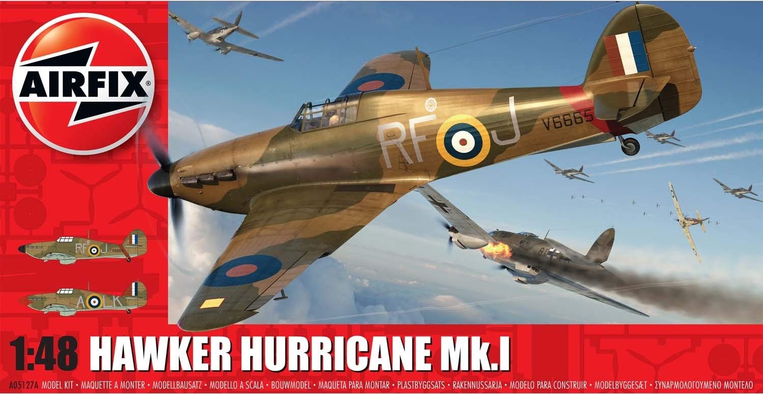 Airfix A05127A Hawker Hurricane Mk.1 Model Building Kit - 1:48 Scale 8