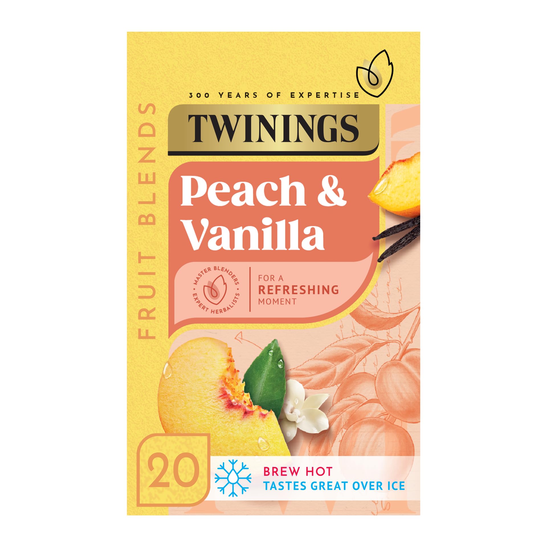 Twinings Peach Cooler Fruit Infusion Tea Bags - Sugar Free, Caffeine Free, Vegan | 20 Count 2