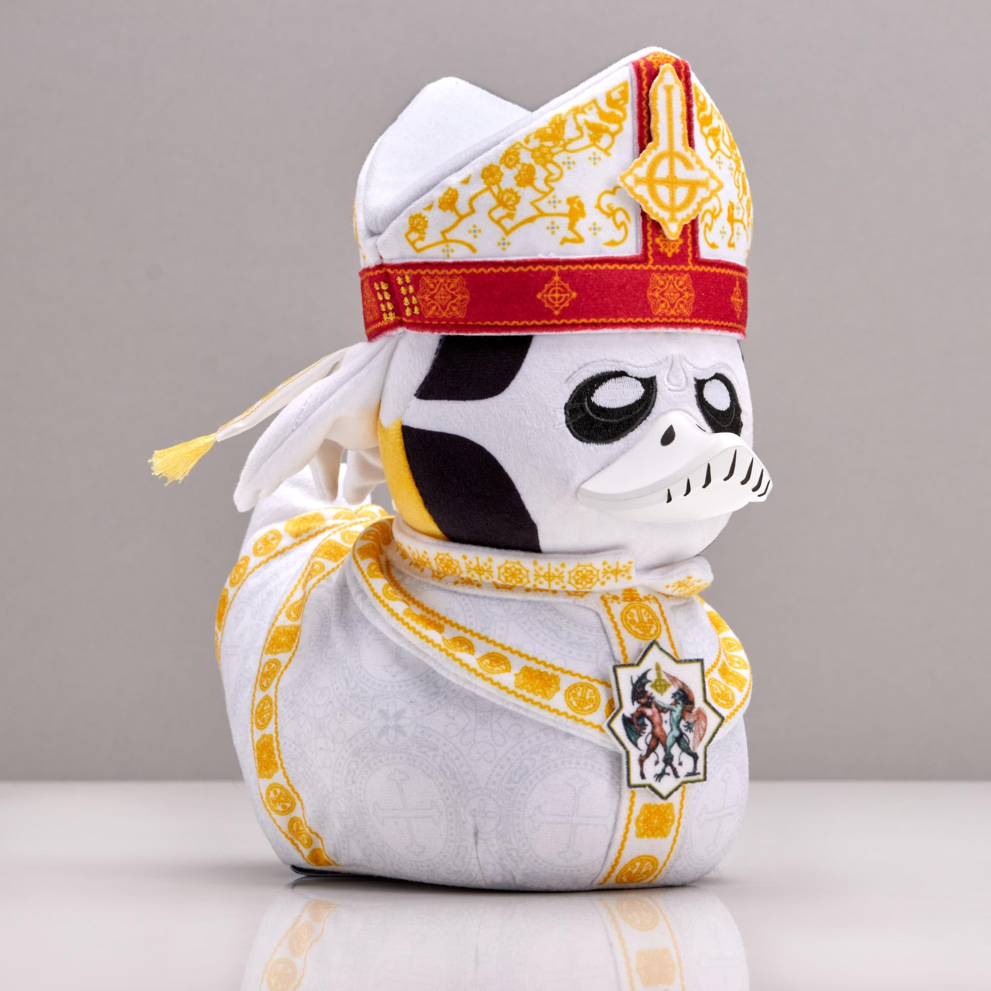 TUBBZ Ghost Papa Nihil Cosplaying Rubber Duck Soft Plush Collectible Toy | 9 Inches Tall 3