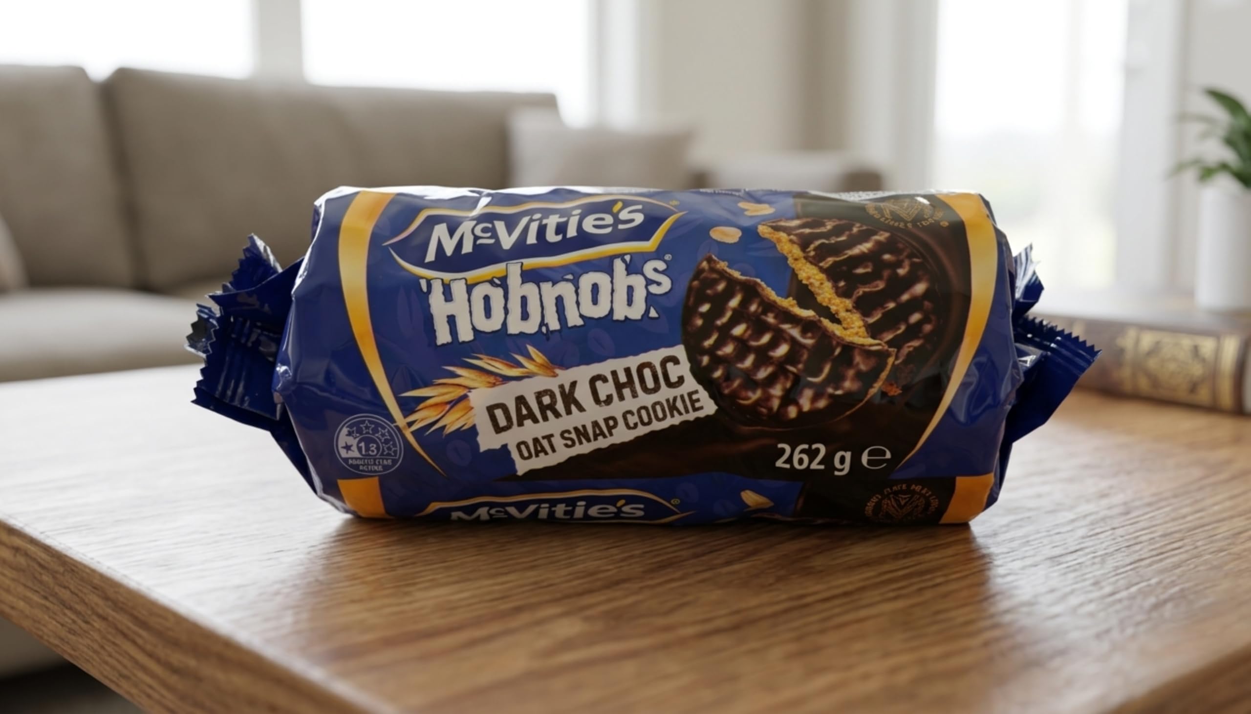 McVitie's Hobnobs Dark Chocolate Biscuits - Oaty Crunch with Rich Dark Chocolate | 262g 6