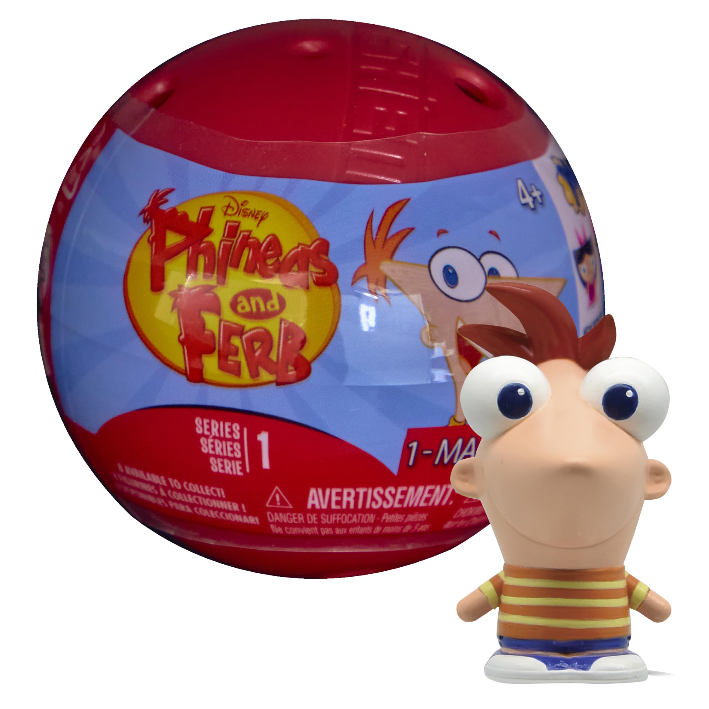 Mash'Ems Phineas & Ferb Squishy Collectible Figures - 8 to Collect | Ages 4+