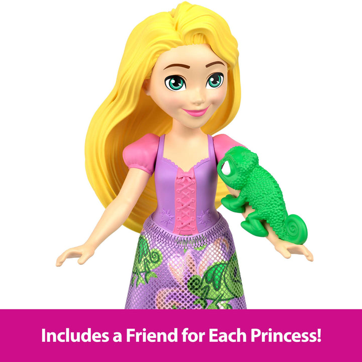 Mattel Disney Princess & Friends 5-Pack Doll Playset with Pposable Figures and Removable Skirts, JBL33