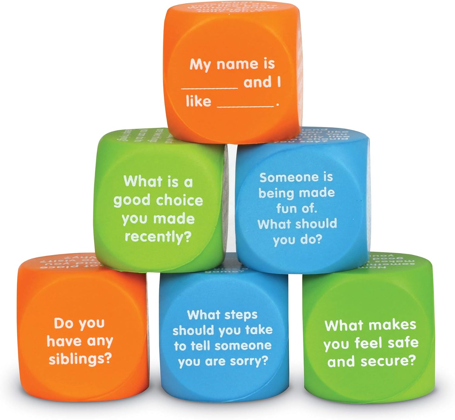Learning Resources Let’s Talk SEL Cubes - Educational Social-Emotional Learning Game for Kids Ages 5-9 1