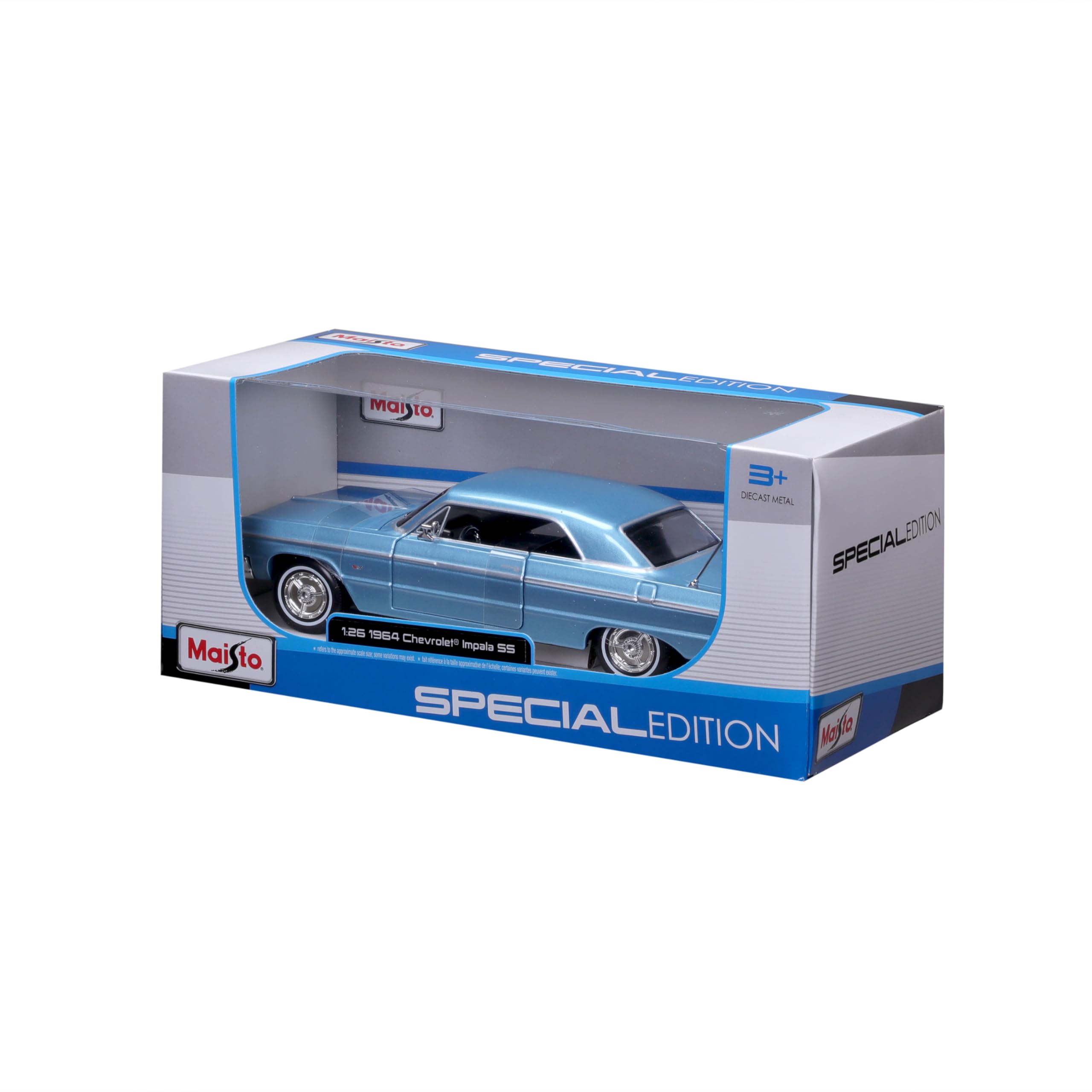 Maisto 1964 CHEVROLET IMPALA Classic Car - 1:24 Scale Die-Cast Replica Model 8