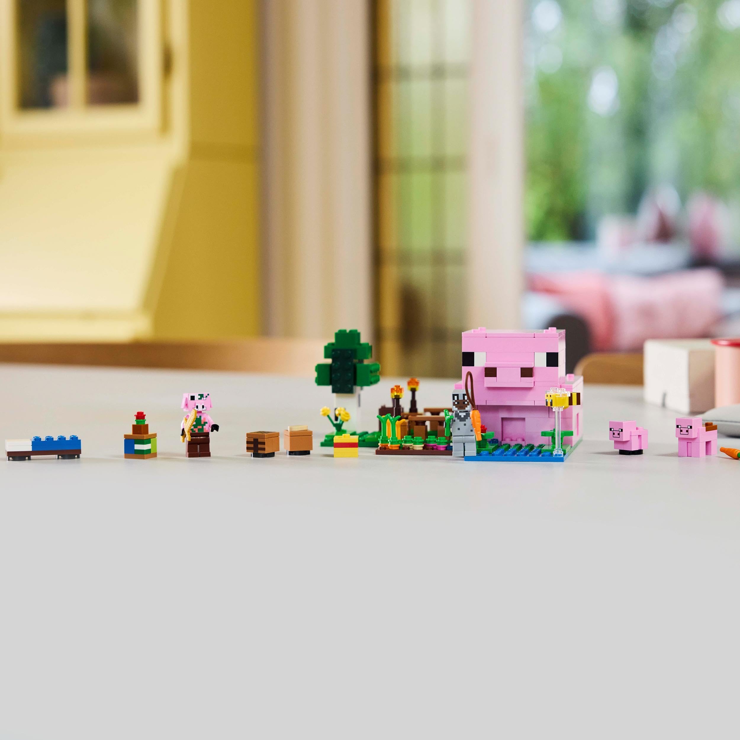 LEGO Minecraft The Baby Pig House Building Toy - 238-Piece Playset for Ages 7+ 6