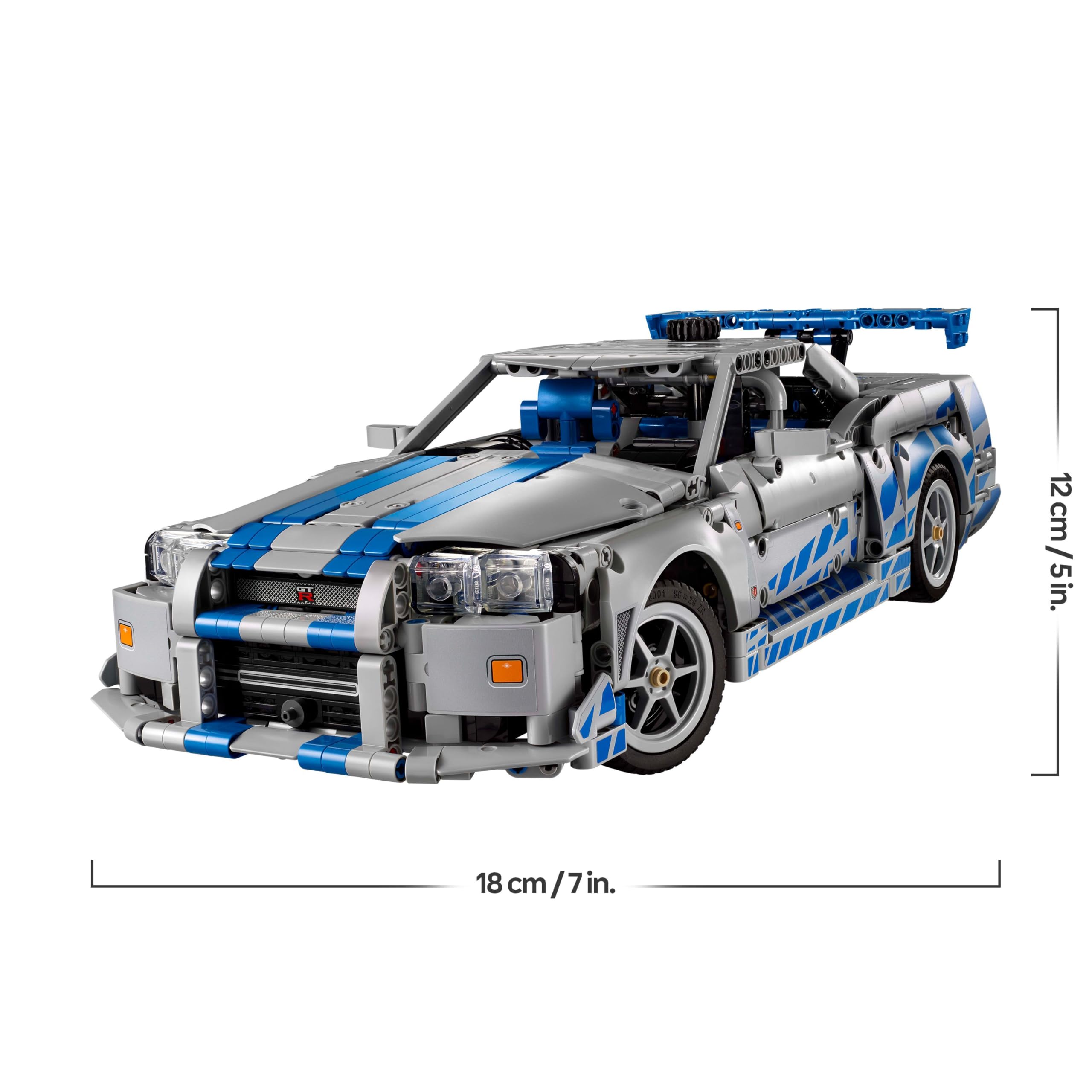 LEGO Technic 42210 2 Fast 2 Furious Nissan Skyline GT-R (R34) Model Kit | Age 18+ 8