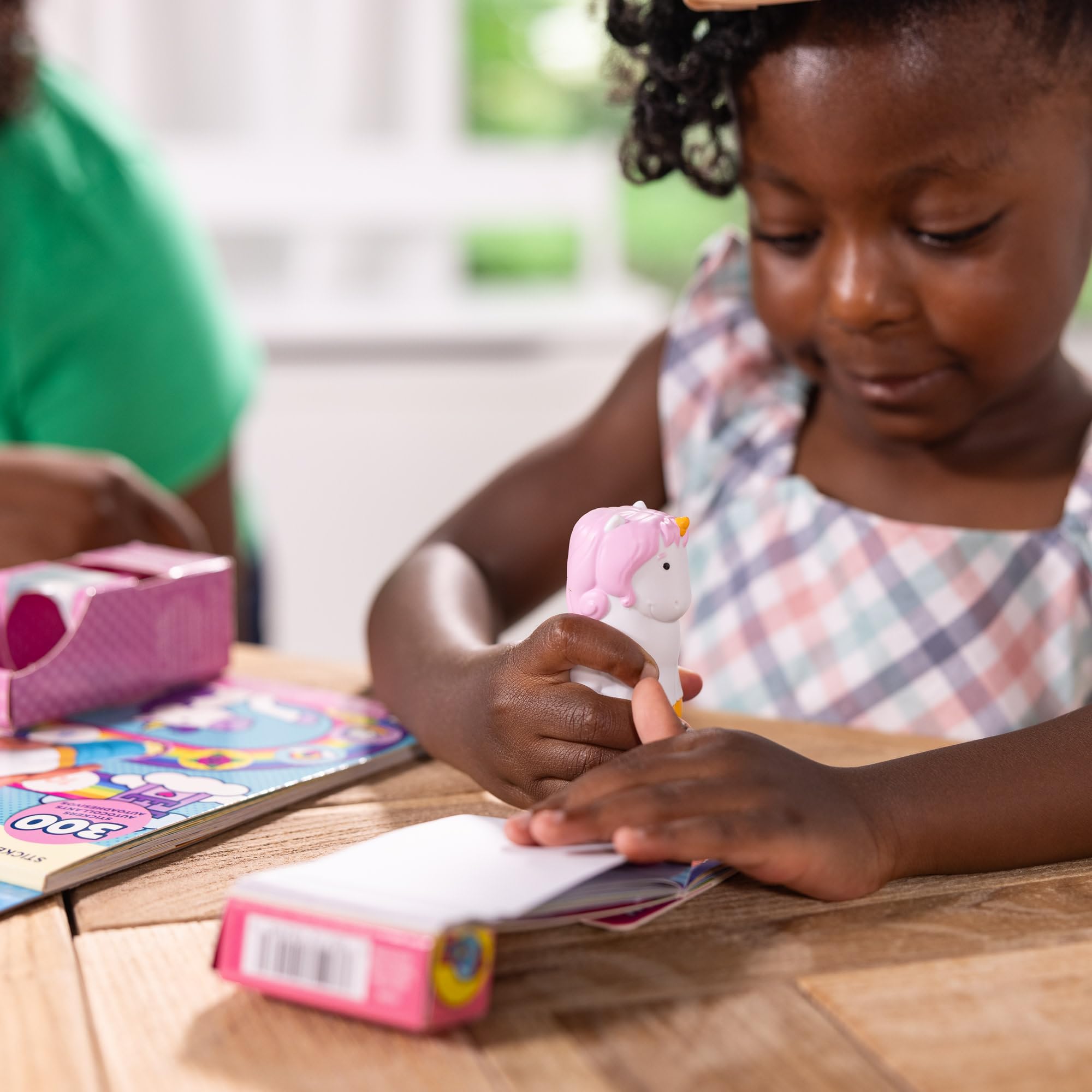 Melissa & Doug Sticker WOW! Unicorn Bundle with Stamper and 500 Stickers | Ages 3-7 8