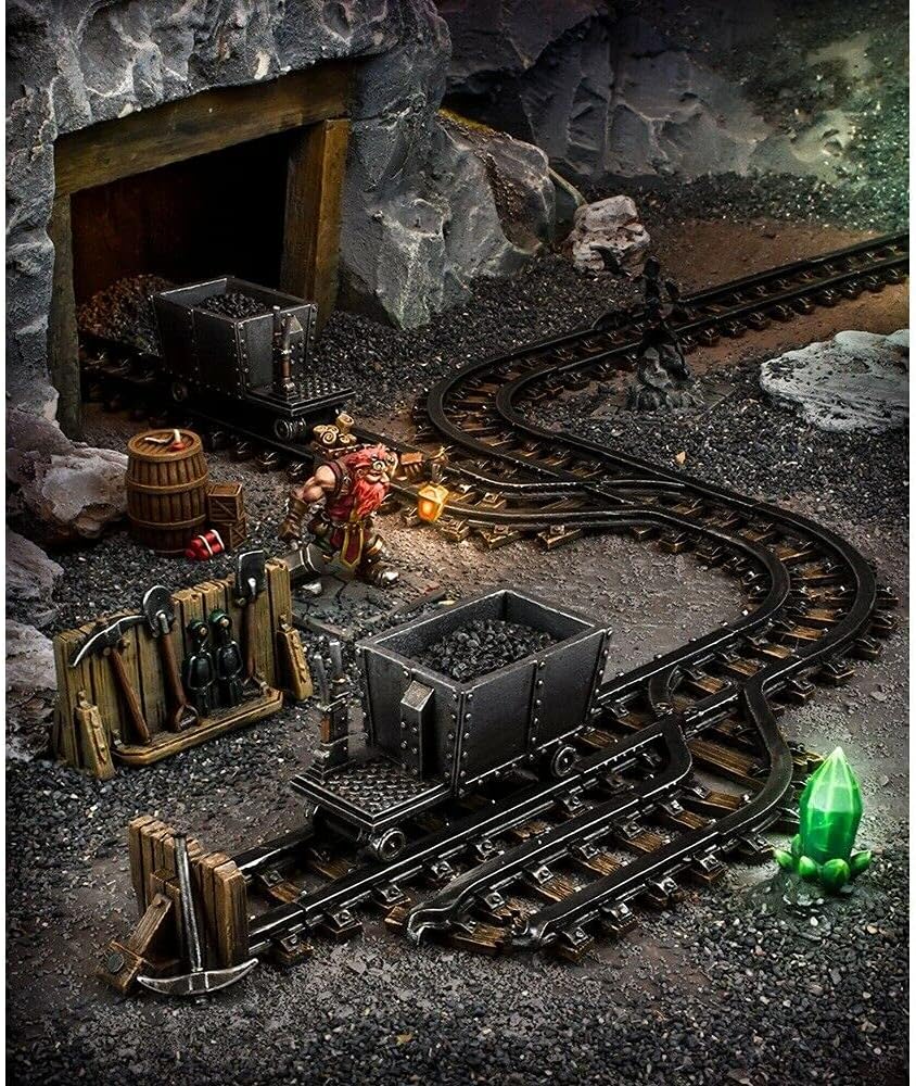 Mantic Games Abandoned Mine 28mm Pre-Colored Terrain Set (MGTC115)