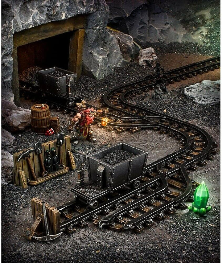 Mantic Games Abandoned Mine 28mm Pre-Colored Terrain Set (MGTC115)