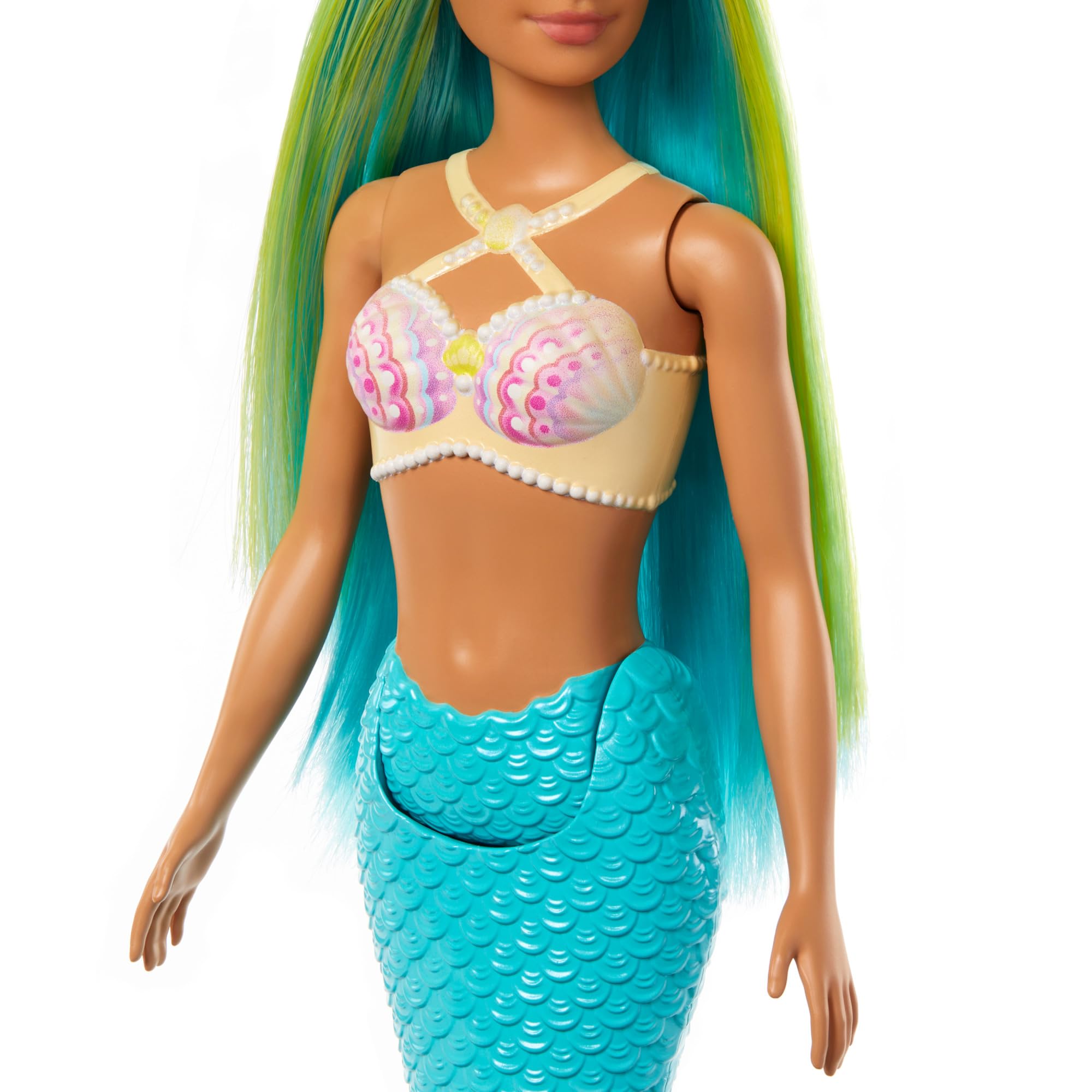 Barbie HRR03 Mermaid Doll with Two-Tone Fantasy Hair and Headband Accessory 3