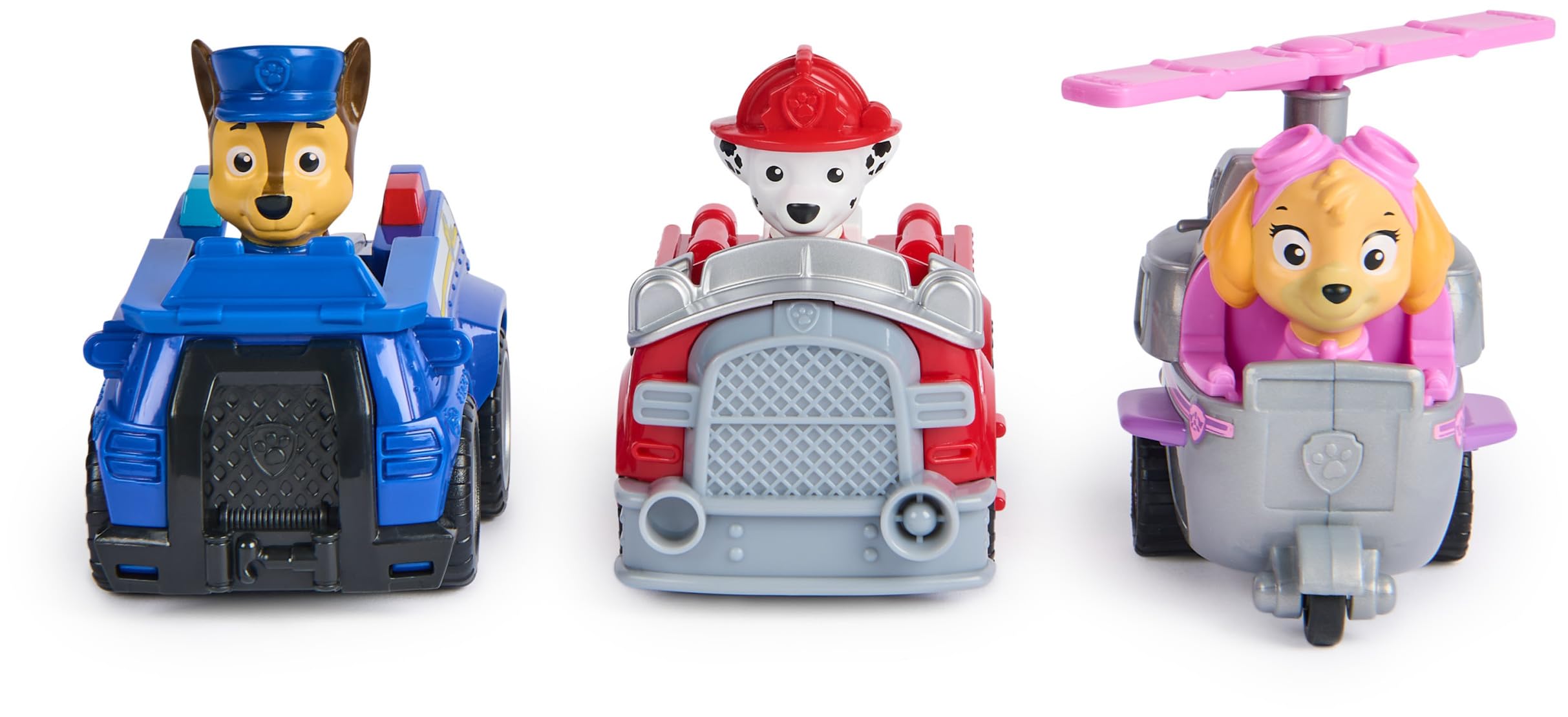 Paw Patrol Deluxe Rescue Racers Triple Pack - Pull Back Action | Ages 3+ 5
