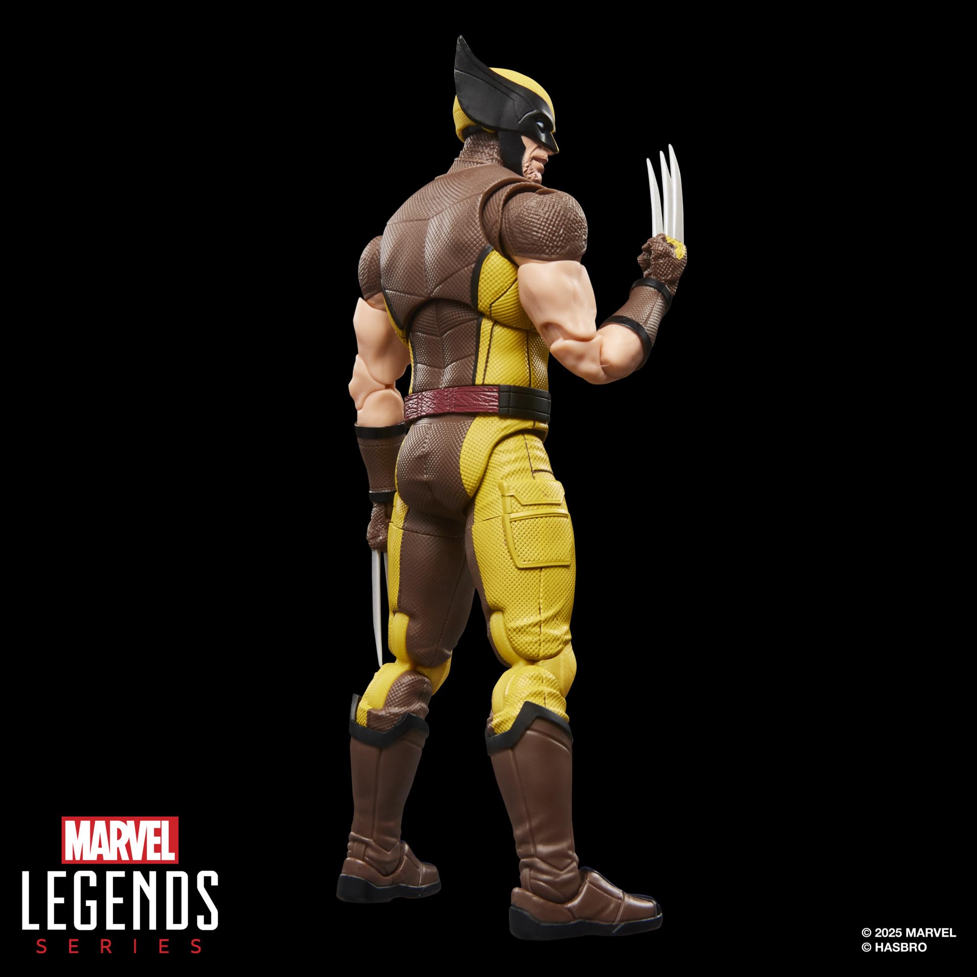 Marvel Legends Series Wolverine (Brown Suit) Action Figure | 6-Inch Scale | Ages 14+ 8