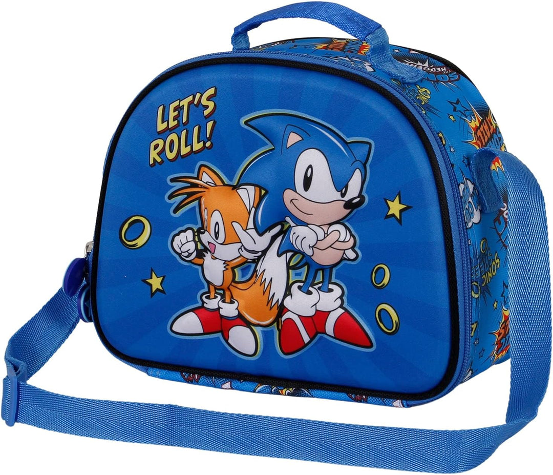 Karactermania Sega-Sonic Lets Roll 3D Lunch Bag (04468)