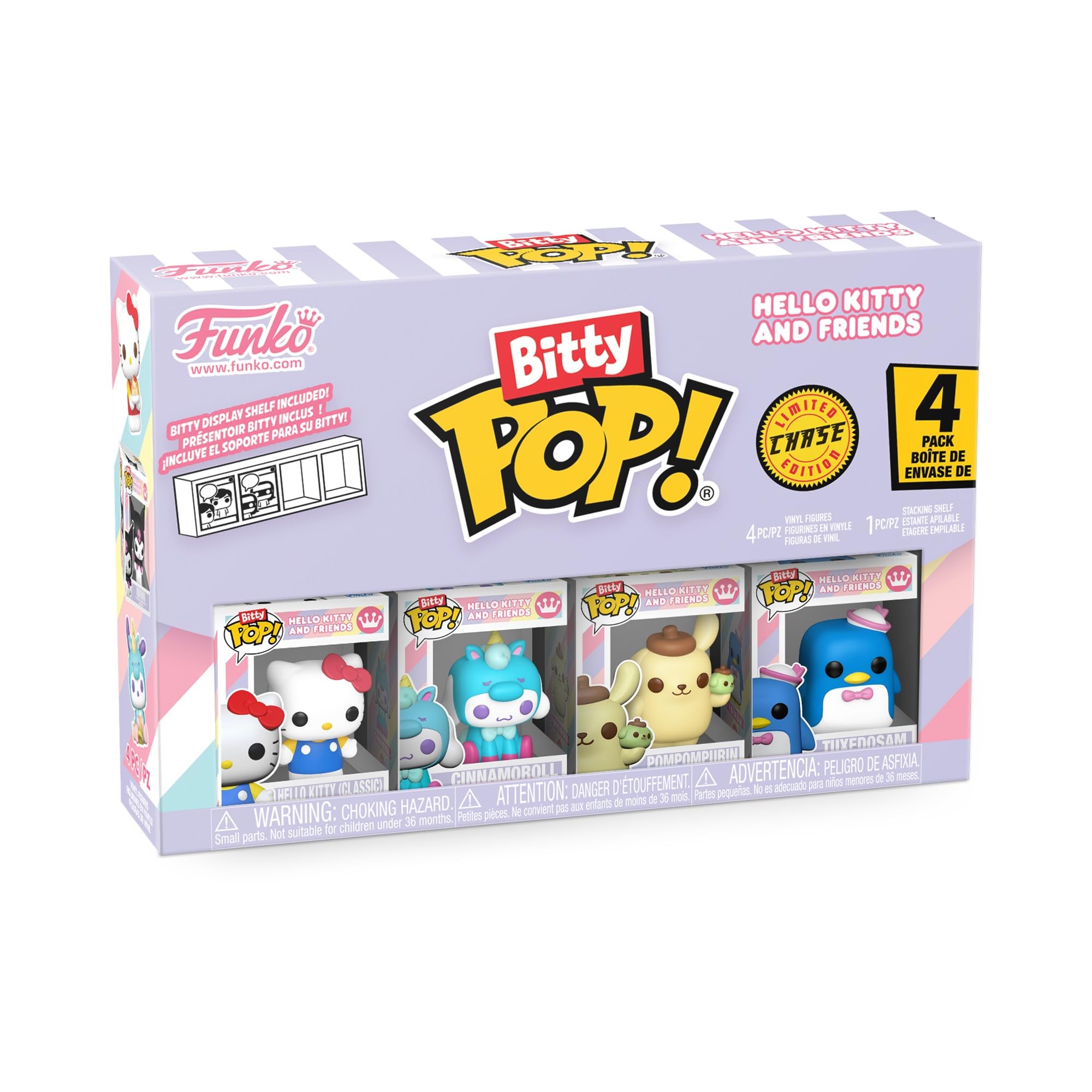Funko Bitty Pop! Hello Kitty Vinyl Mini Figures 4-Pack with Mystery Mini Figure 1