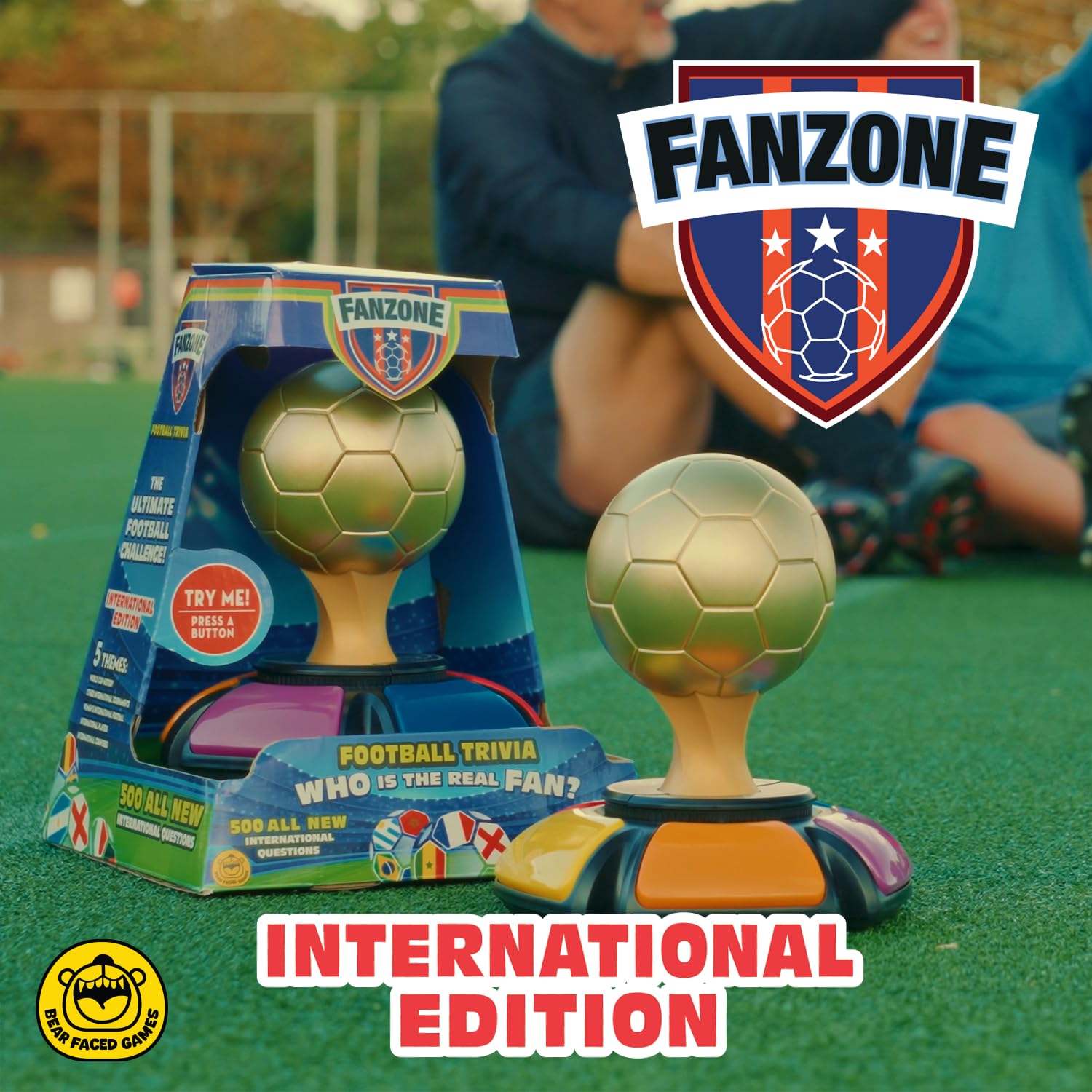 Fanzone International Edition Football True or False Family Quiz Game | 500+ Questions | Ages 7+ & 14+ Modes 7