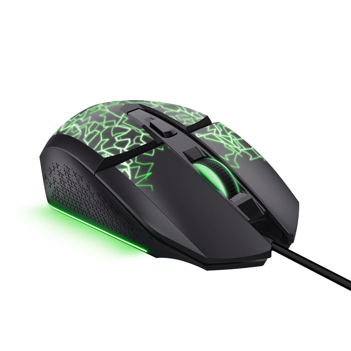GXTrust Vylax LED Gaming Mouse - 6 Programmable Buttons, 200–6400 DPI, Black