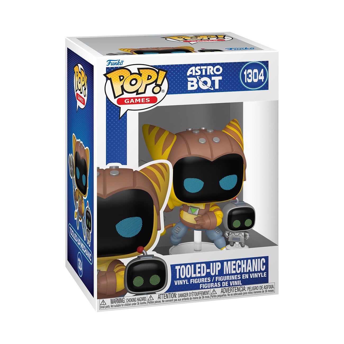Funko POP! & Buddy: Astro Bot - Tooled Up Mechanic Vinyl Figure - 3.75 Inches