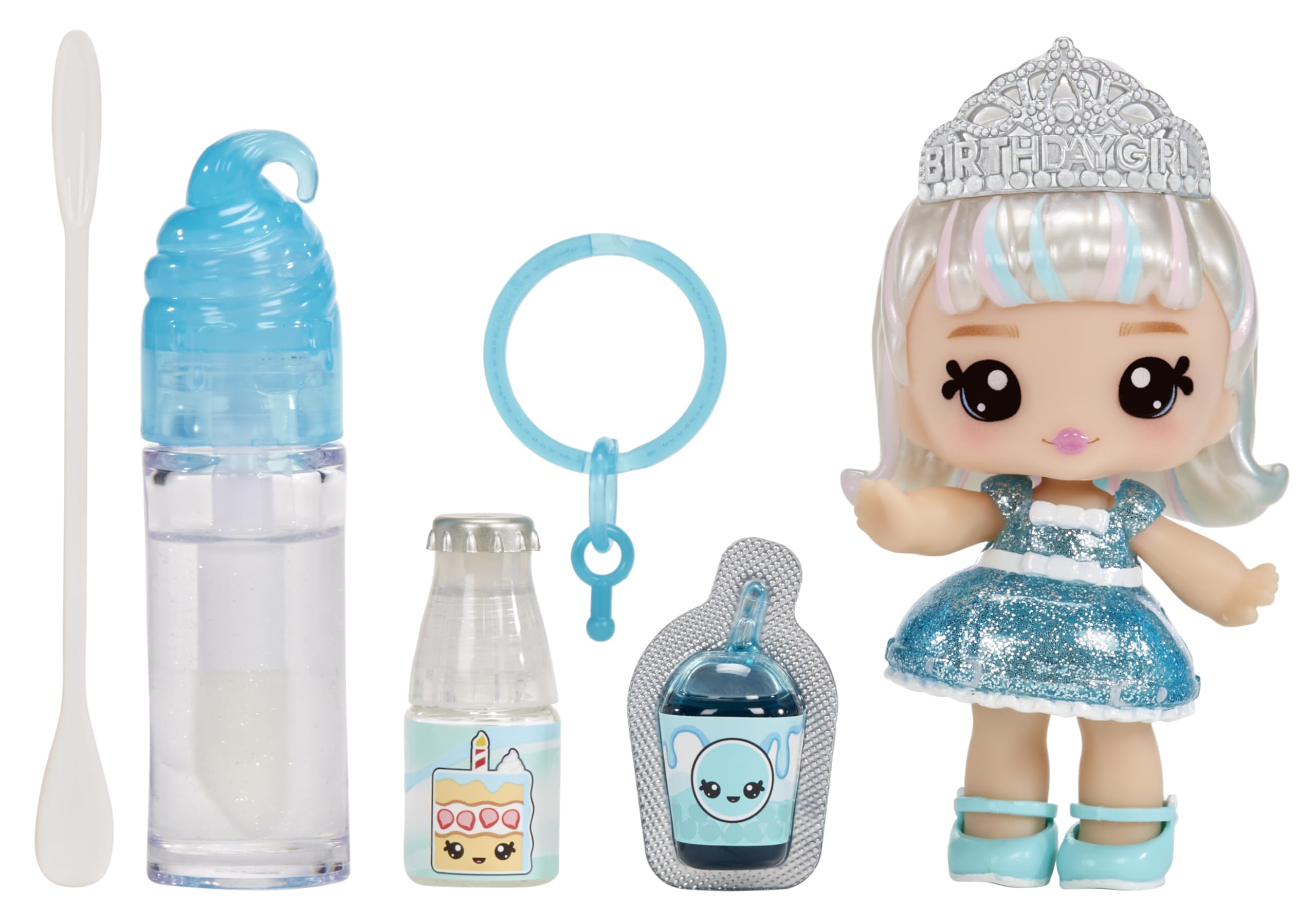 Yummiland Callie Birthday Cake - Scented DIY Lipgloss Doll with Customizable Fashion & Accessories 1