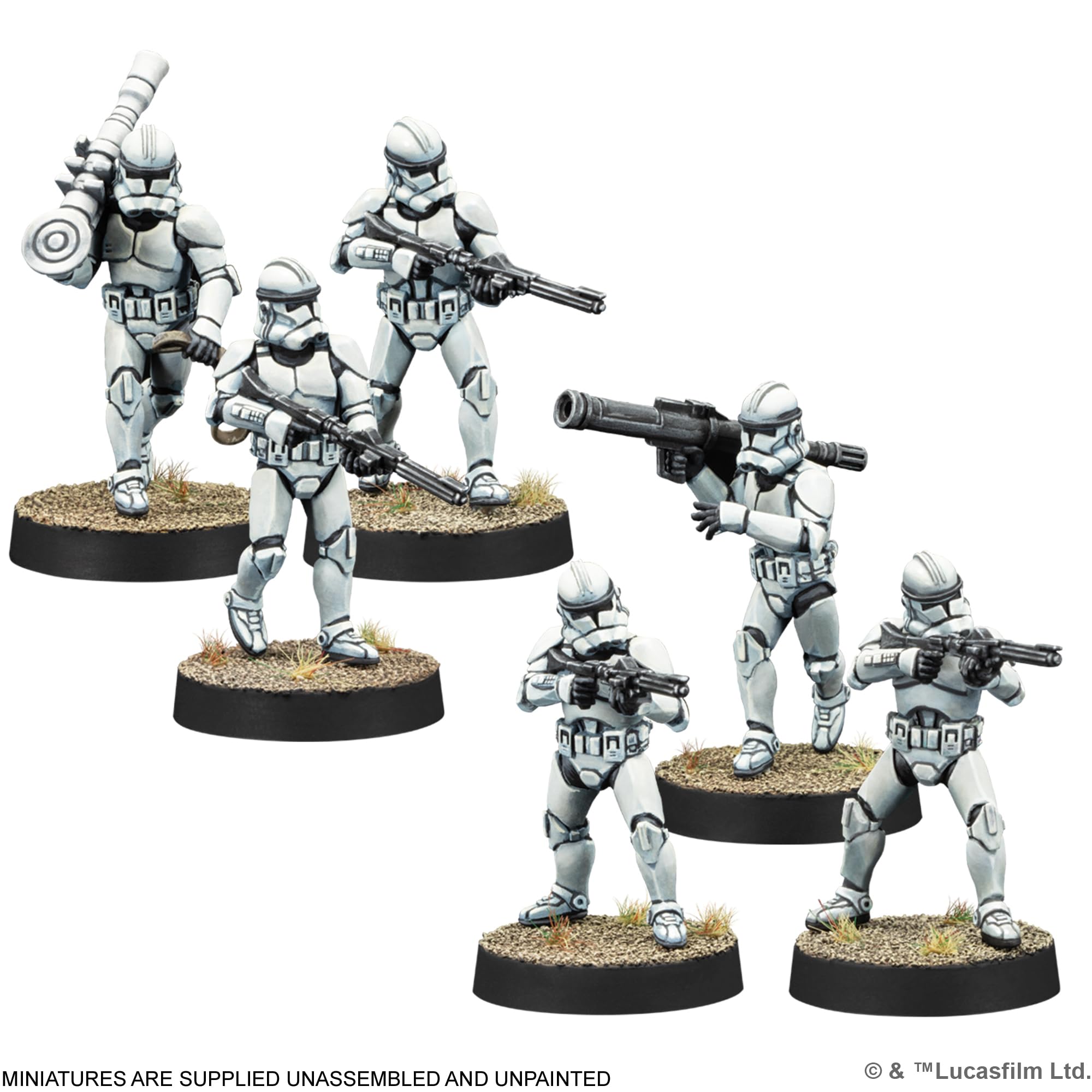 Asmodee Star Wars: Legion Clone Trooper Marksmen Miniatures Expansion