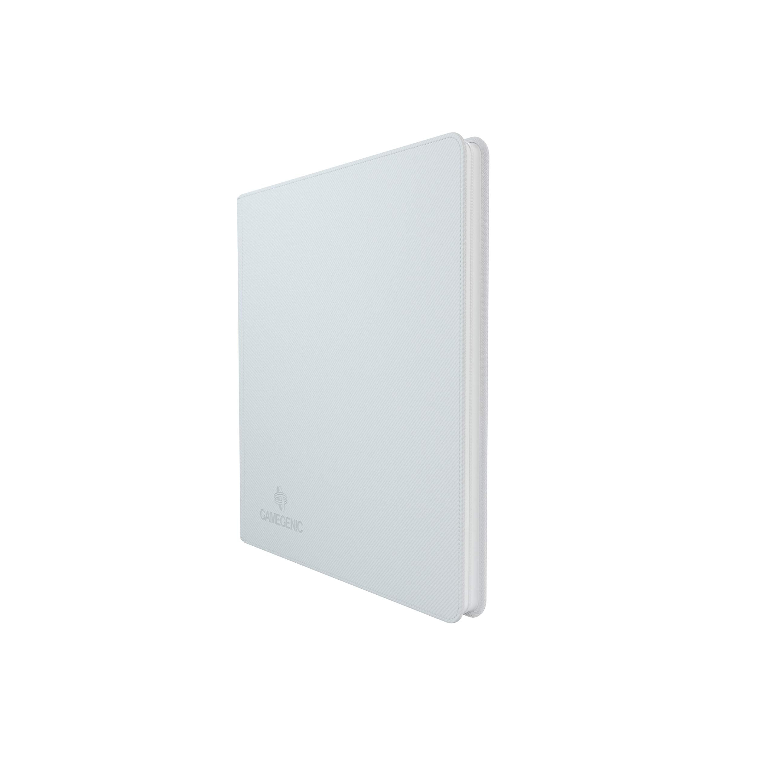 Gamegenic Zip-Up Album - 480 Card Capacity | Side-Loading Pockets | Rigid Cover | White 1