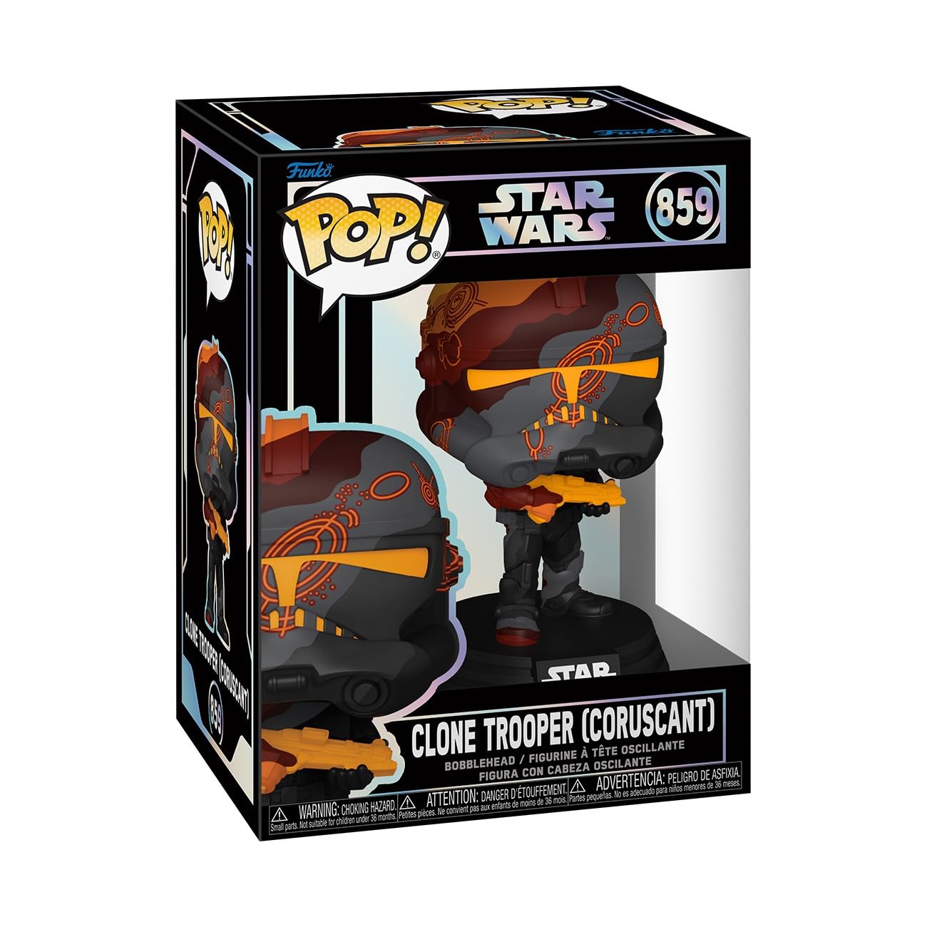 Funko POP! Star Wars: Clone Trooper 3 - Vinyl Collectible Figure | 3.75 Inch | Ages 3+