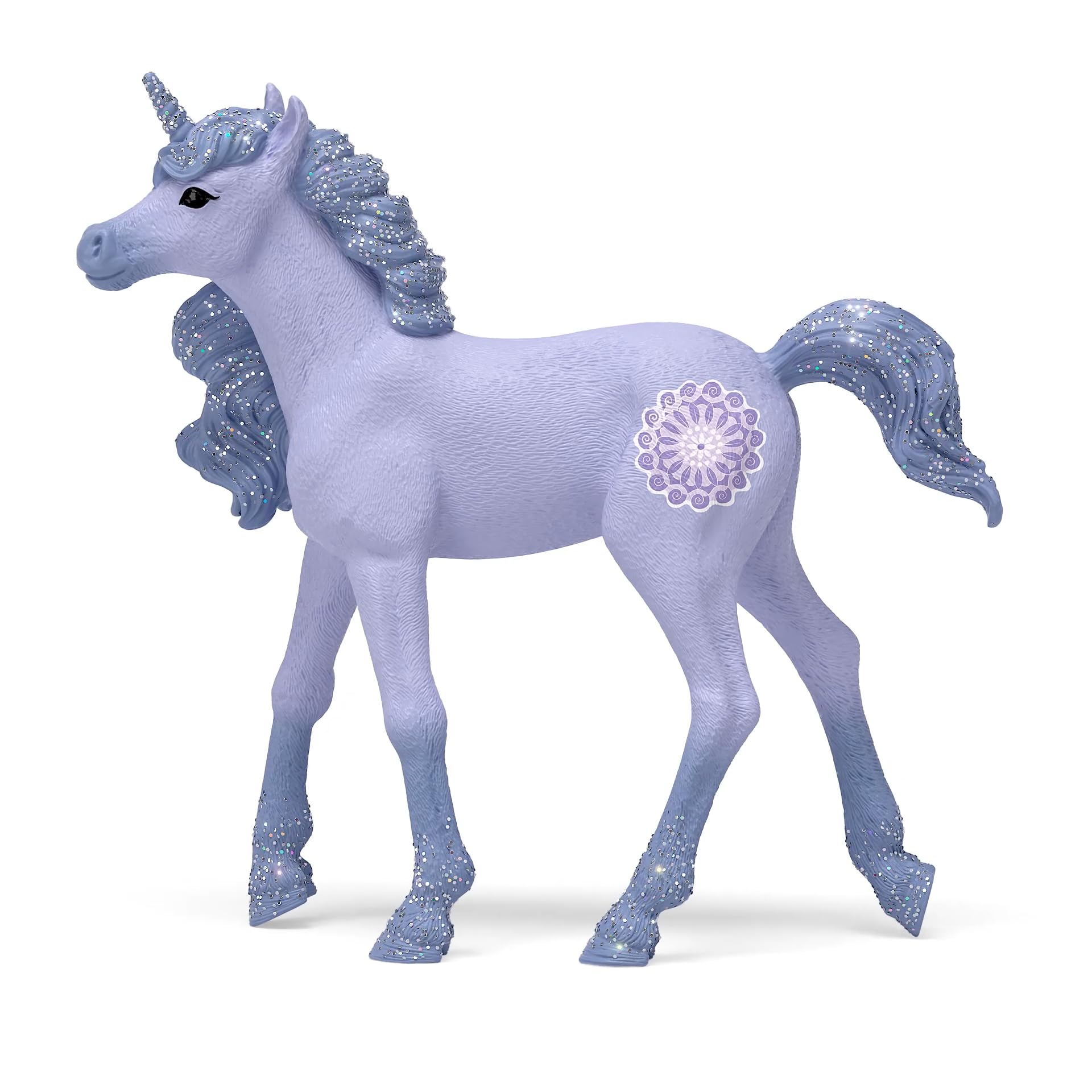 SCHLEICH Bayala Mandala Unicorn Foal - 4" Fantasy Horse Play Figure for Kids 6