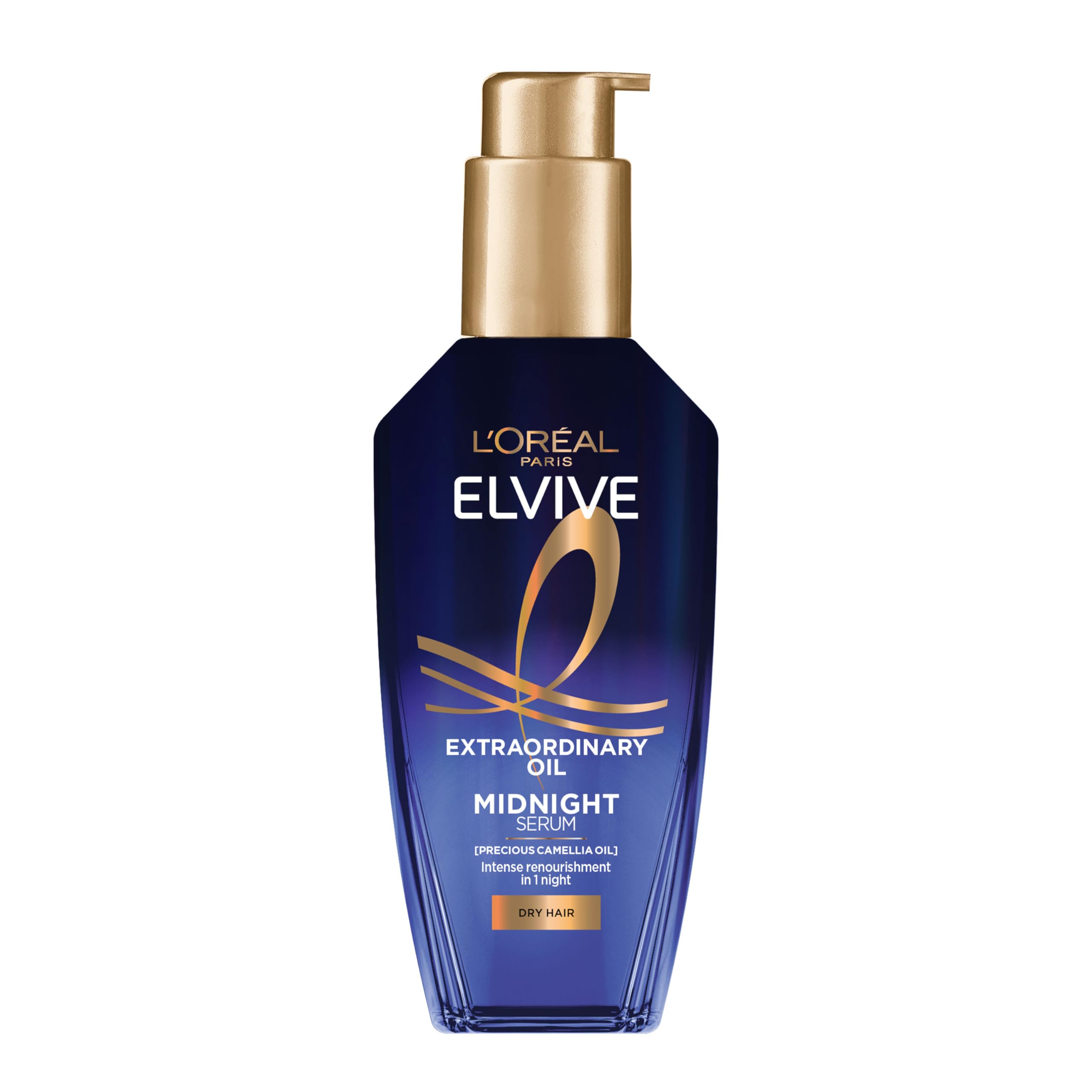 L'Oreal Paris Elvive Extraordinary Oil Midnight Serum - Overnight Renourishment, 96H Frizz Control | 100ml 1
