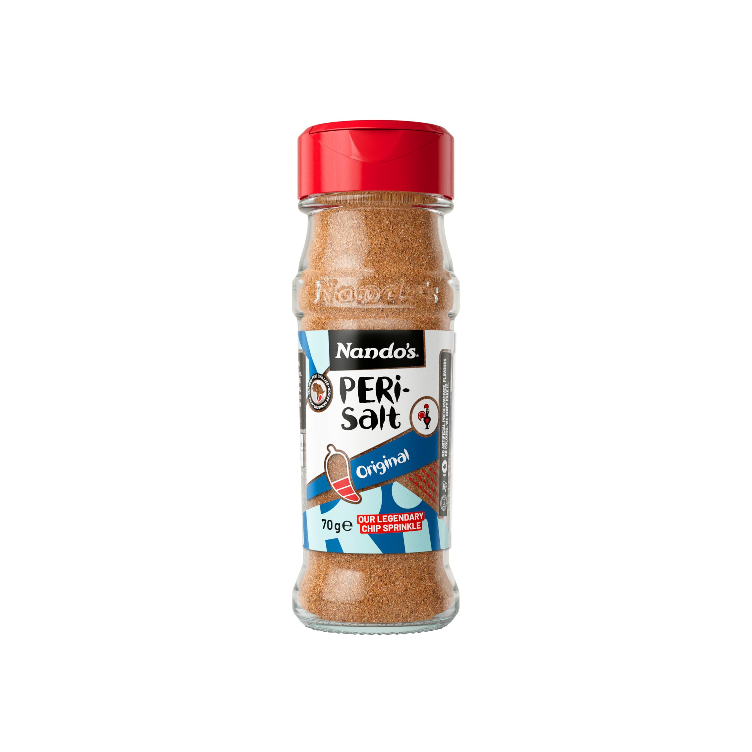 Nando's Peri-Peri Salt - Medium Heat Gourmet Rub | 70g Shaker (Pack of 6) 1