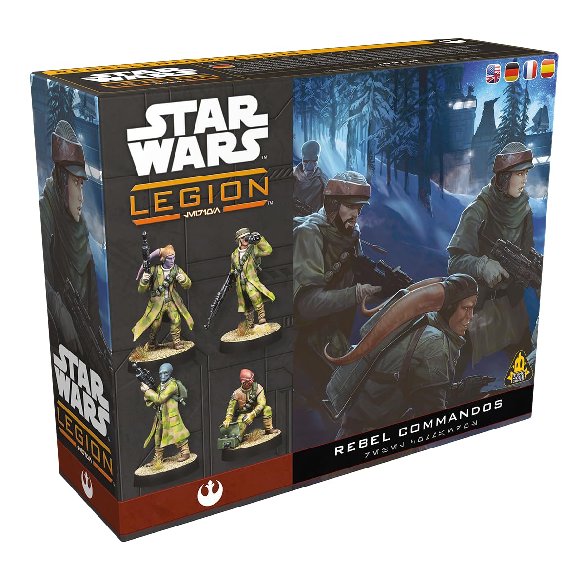 Atomic Mass Games Star Wars: Legion - Rebel Commandos | 7 Miniatures | Ages 14+