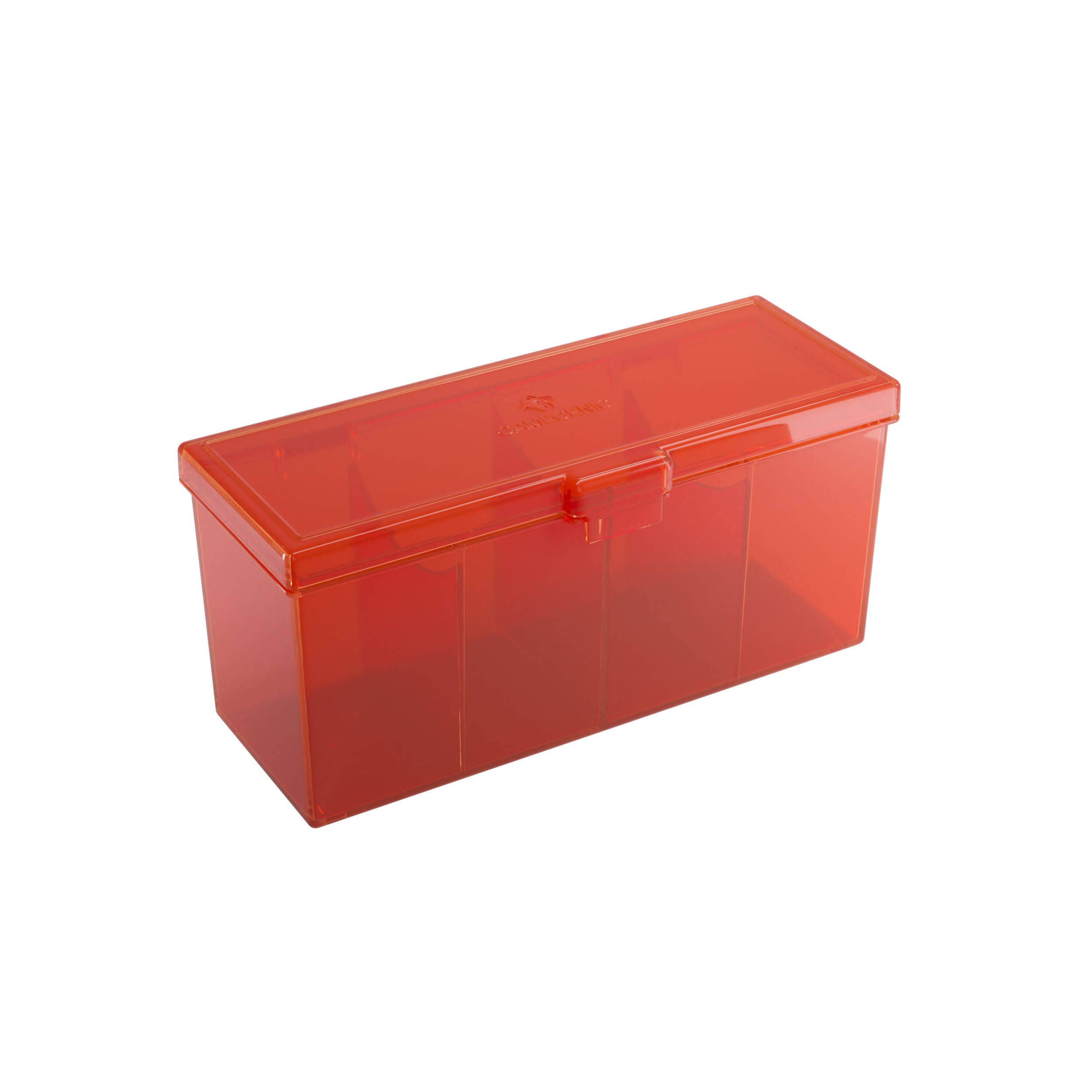 Gamegenic Fourtress 320-Card Deck Holder - Rigid, Stackable Storage | Red 1